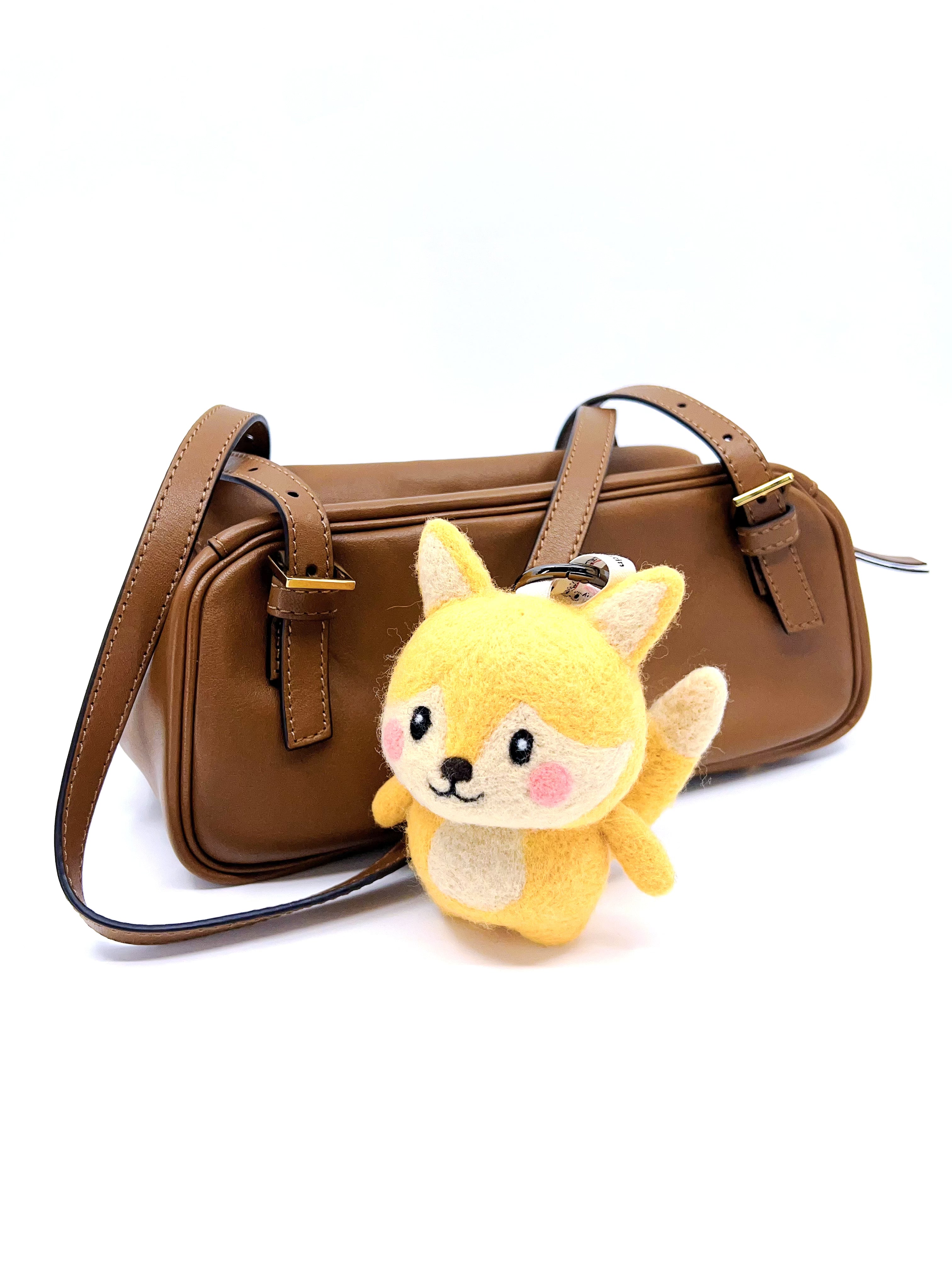 Fox Bag Charm and Wool Craft