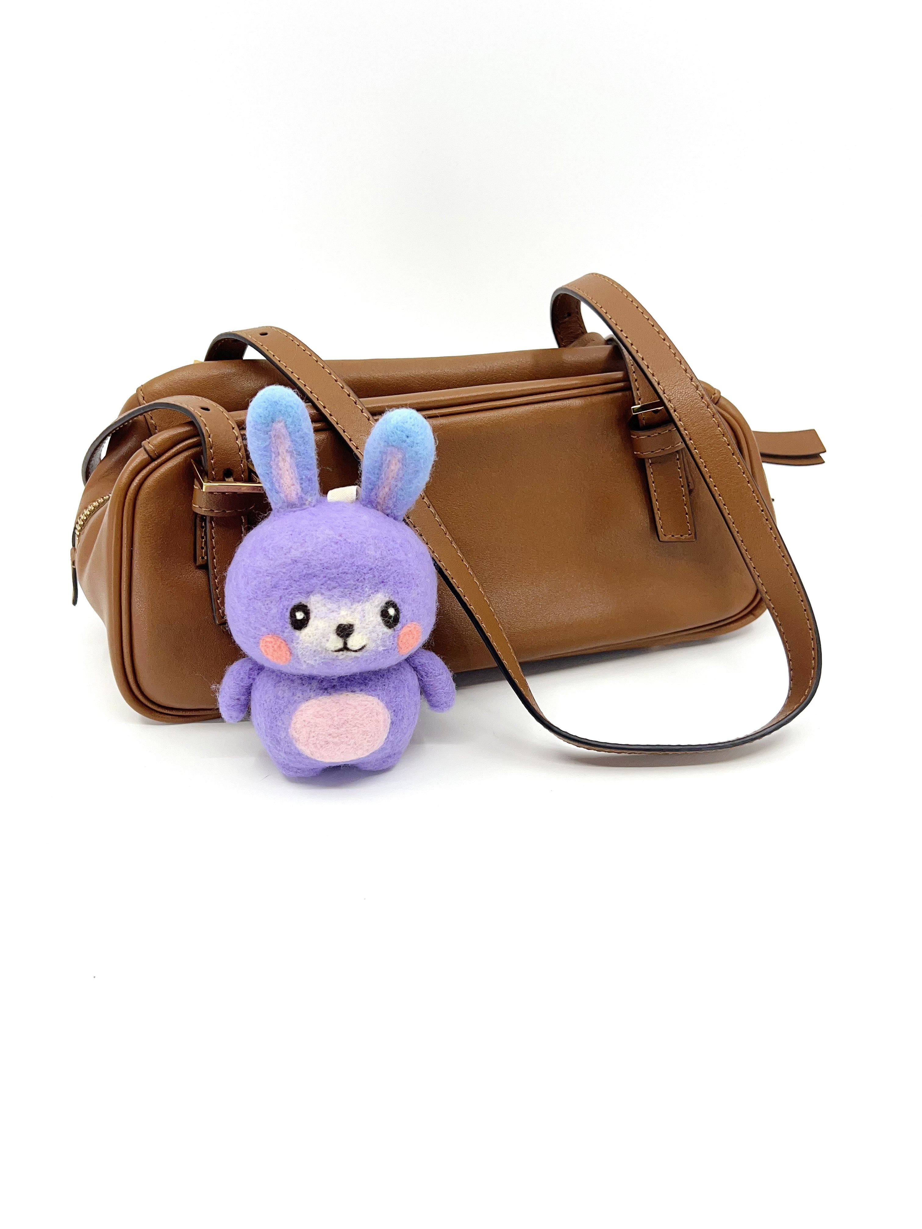 Bunny Bag Charm and Wool Craft