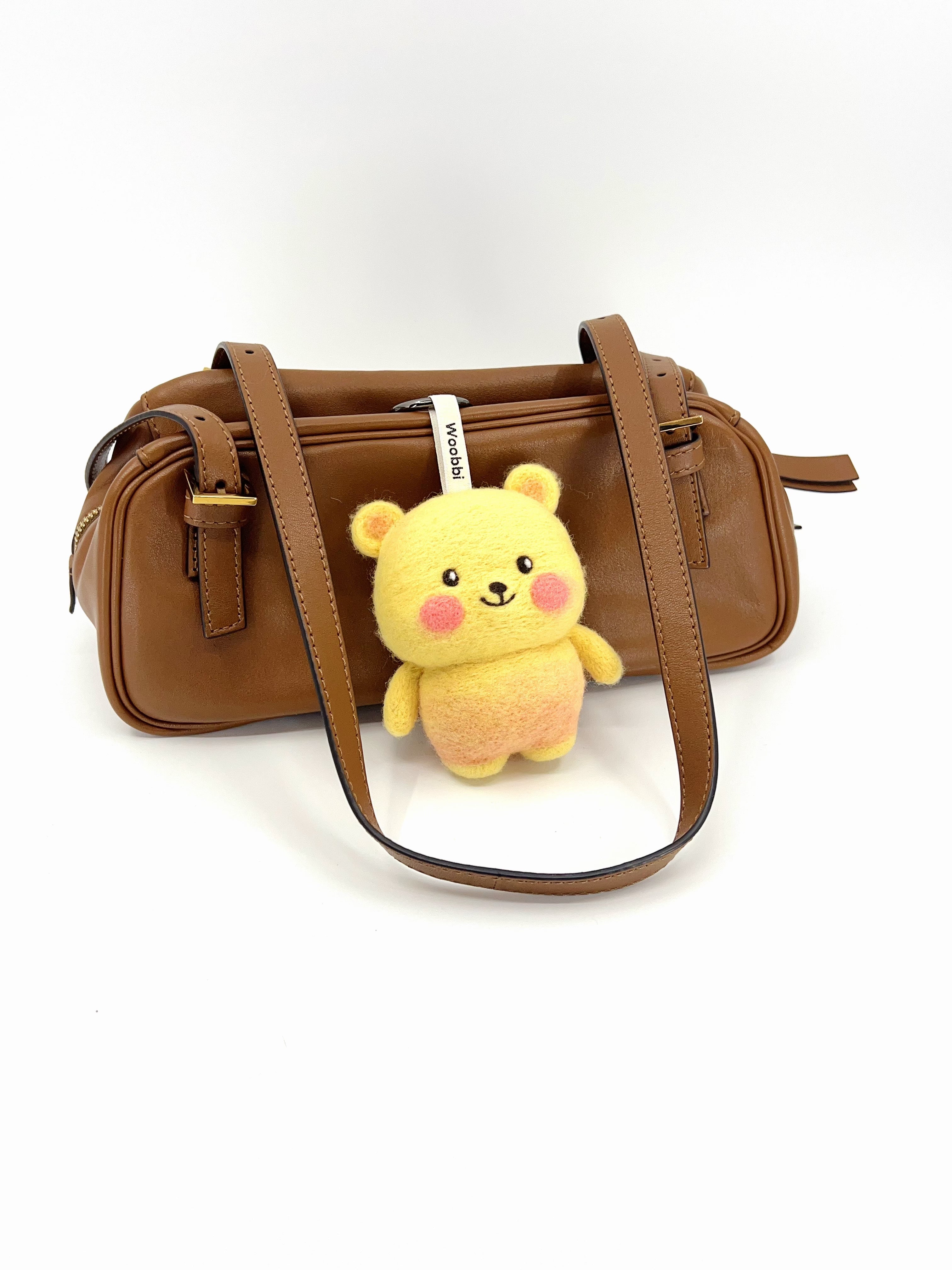 Bear Bag Charm and Wool Craft