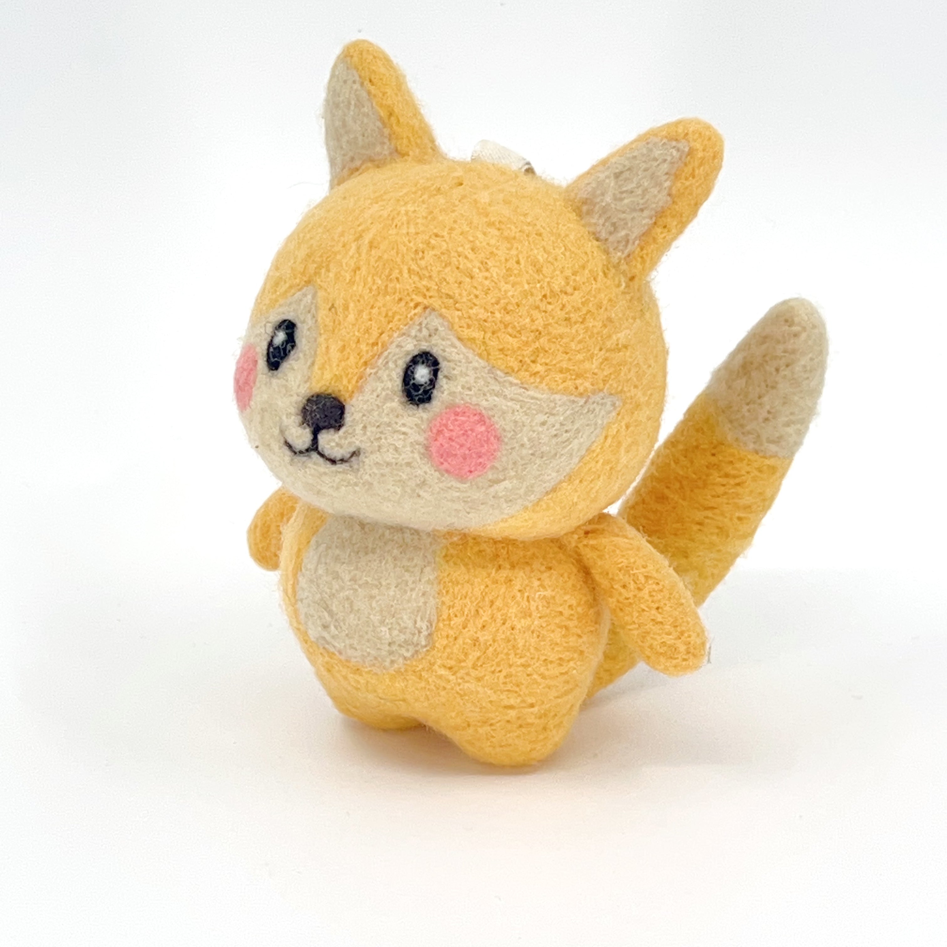 Fox Bag Charm and Wool Craft