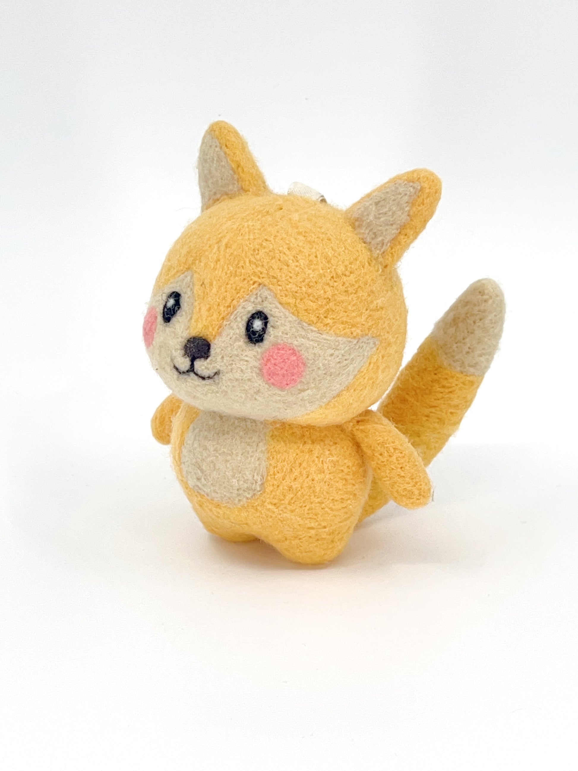 Fox Bag Charm and Wool Craft