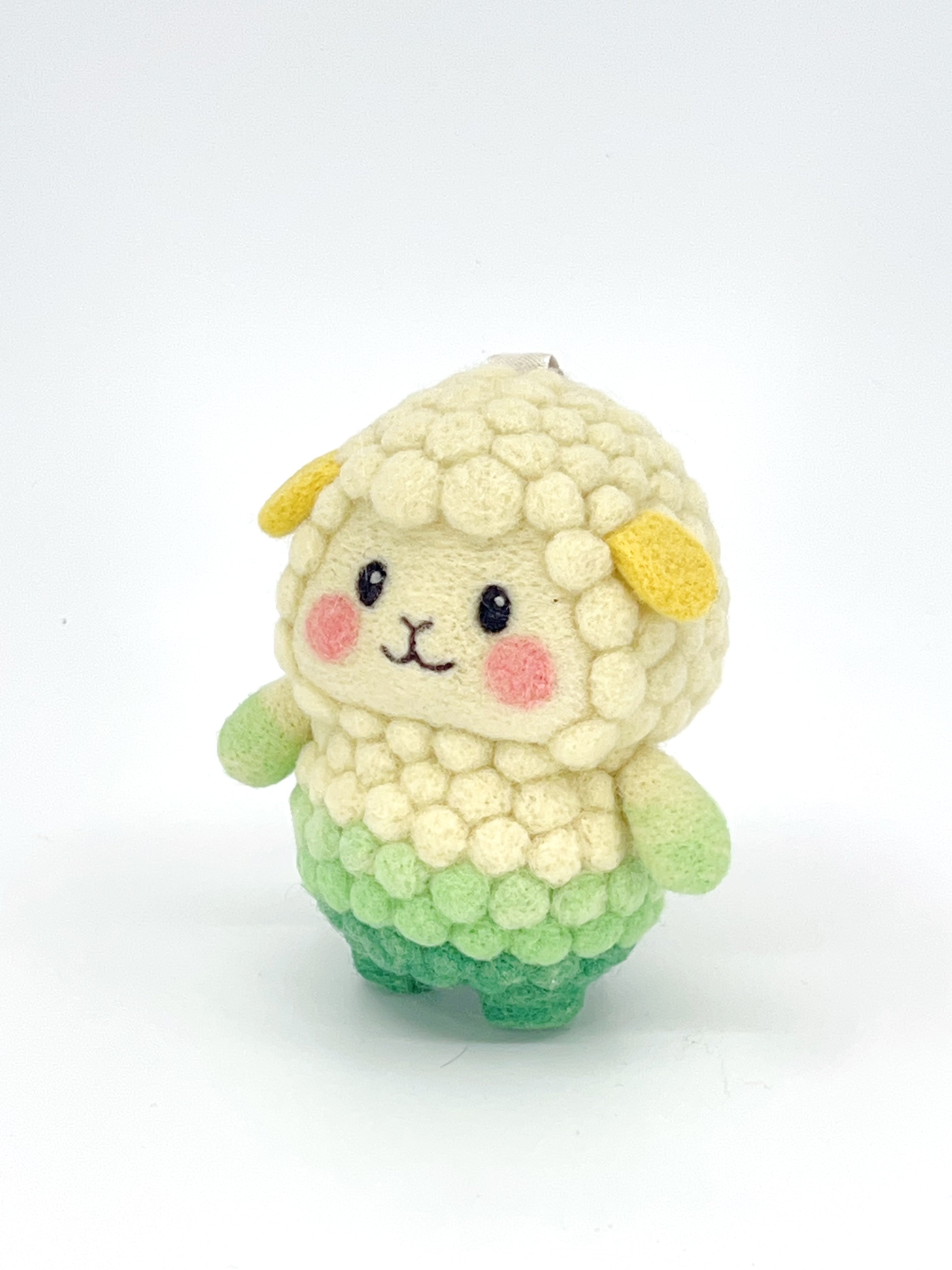 Sheep Bag Charm and Wool Craft