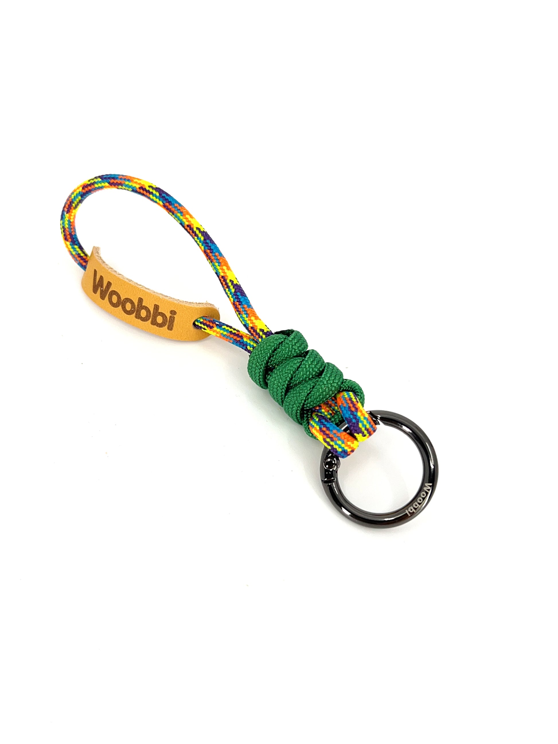 Colorblock Paracord Key Loop