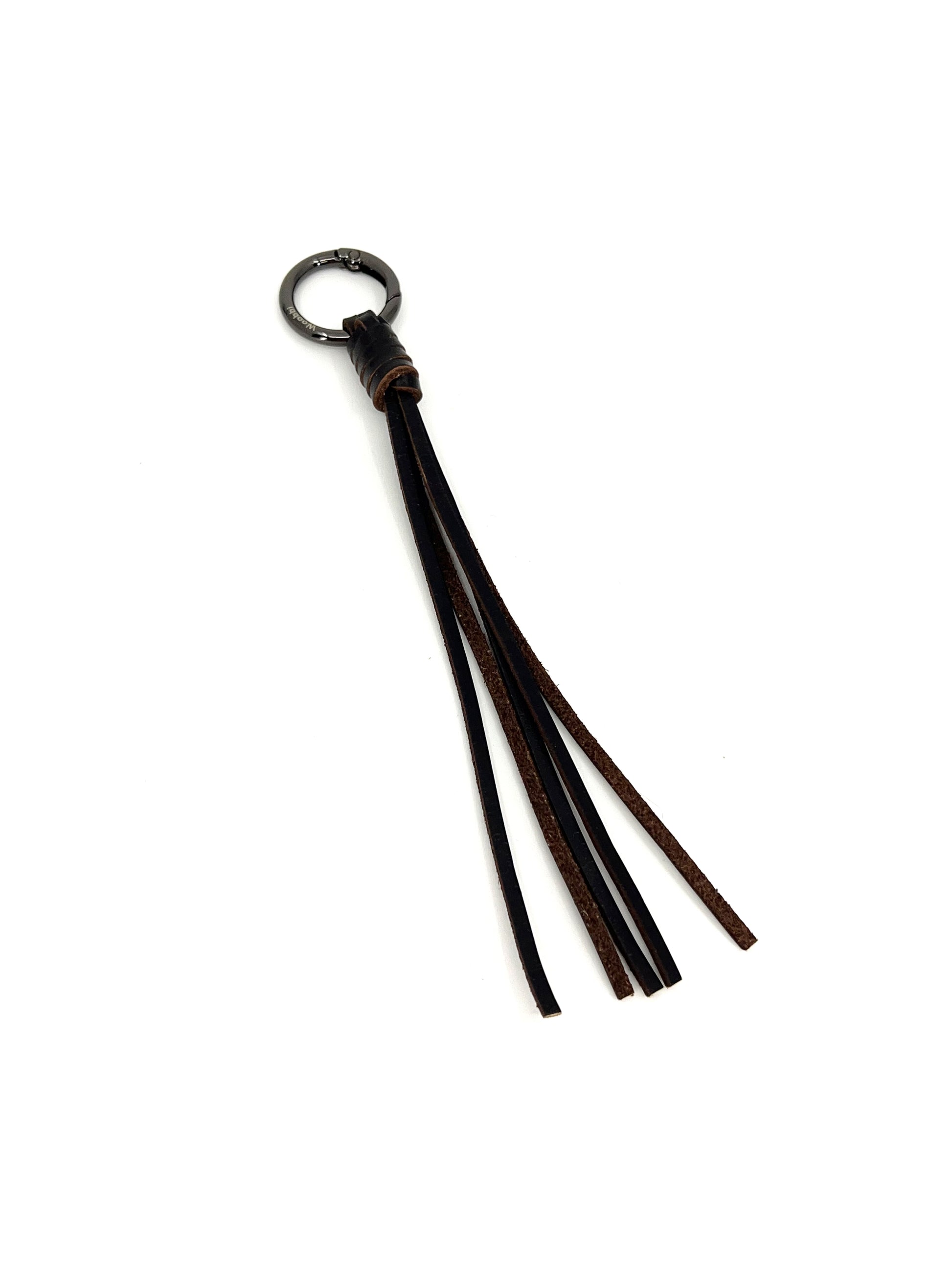 Minimal Tassel Charm in Cowhide