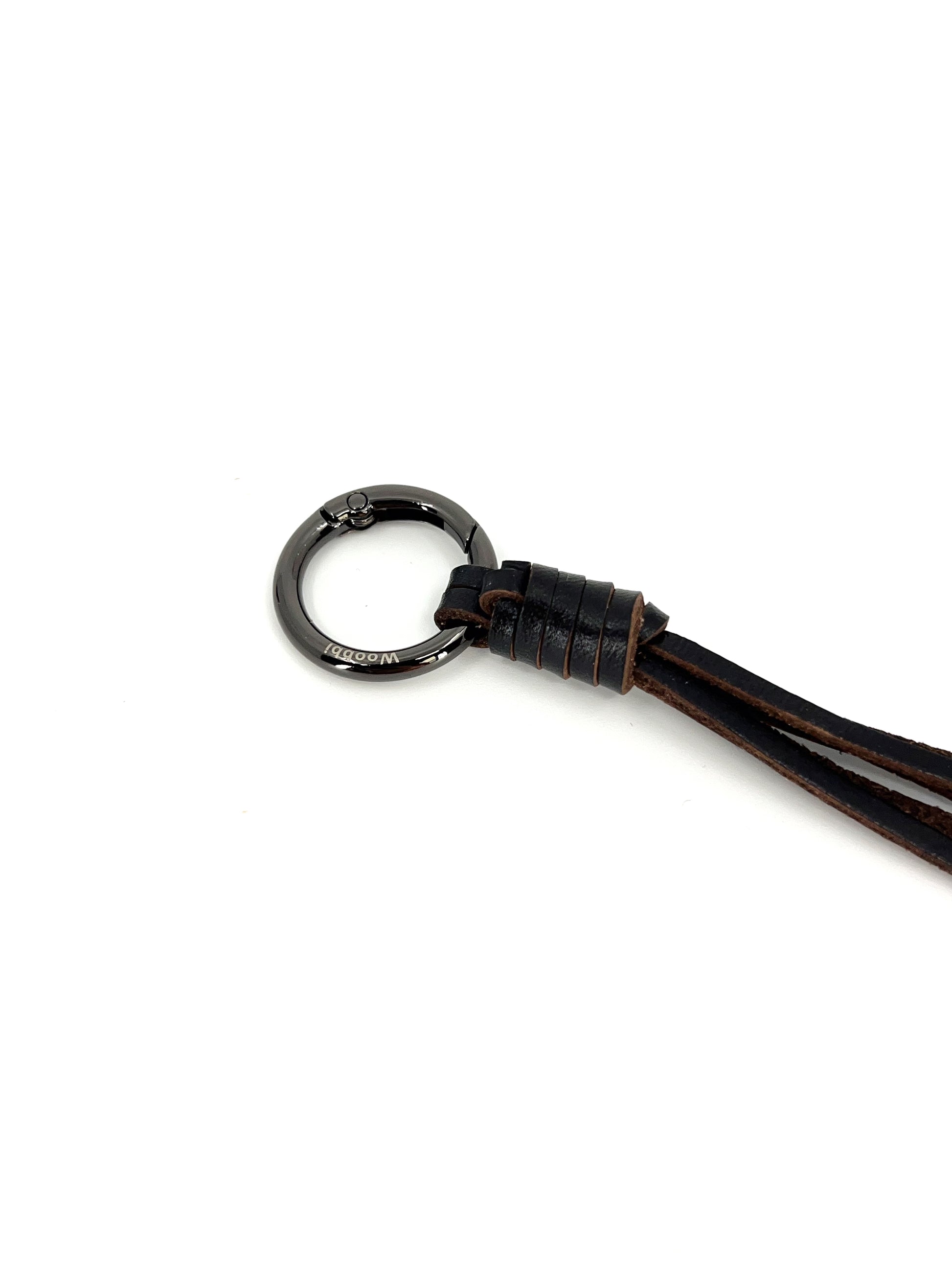 Minimal Tassel Charm in Cowhide