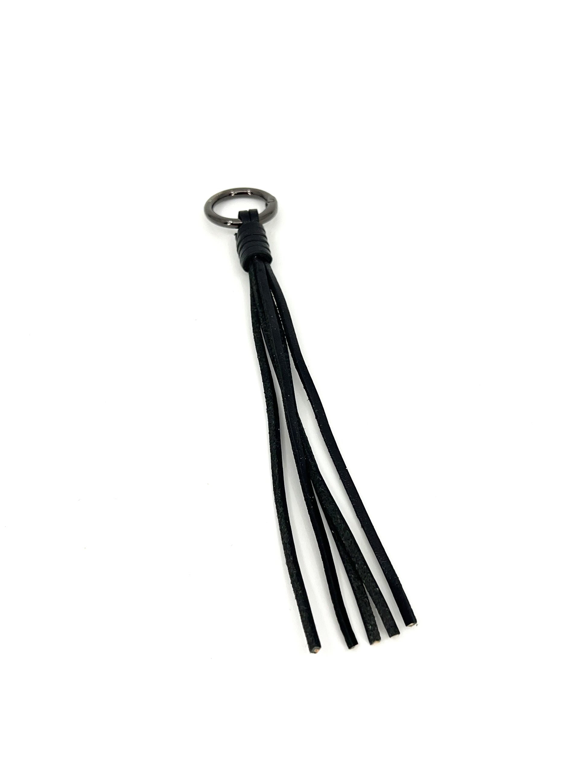 Minimal Tassel Charm in Cowhide