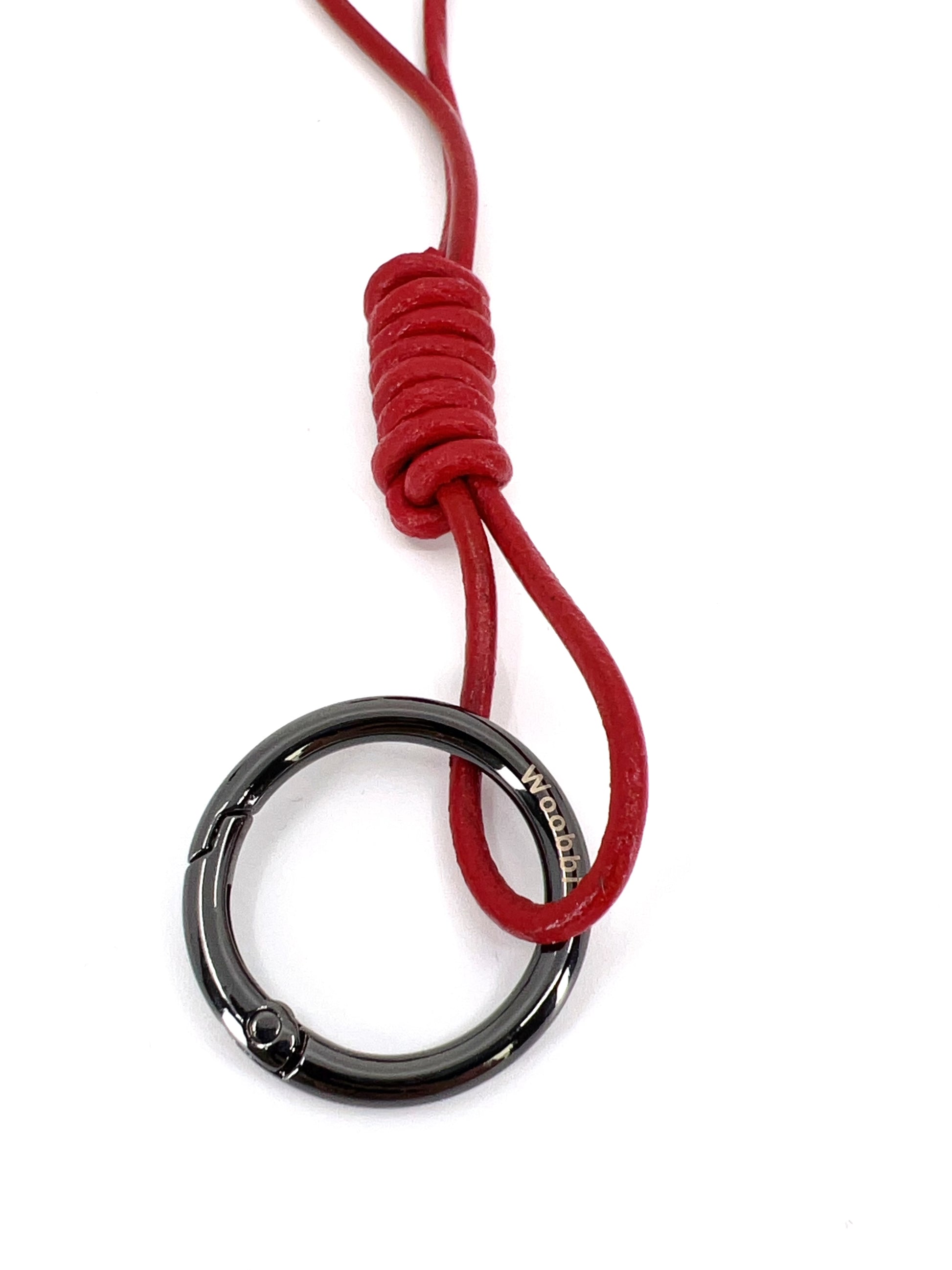 Long Braided Knot Loop in Cowhide