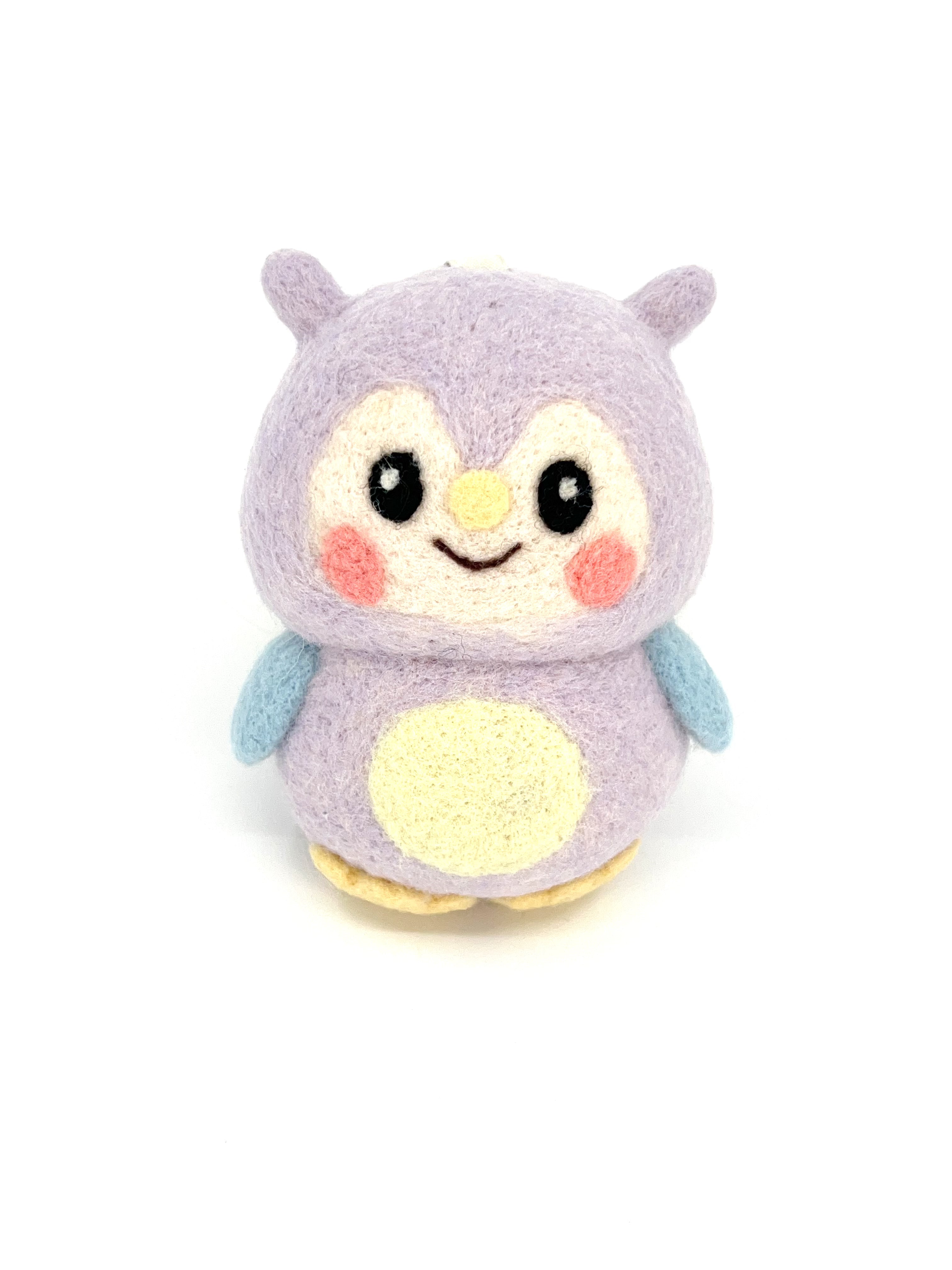 Owl Bag Charm and Wool Craft