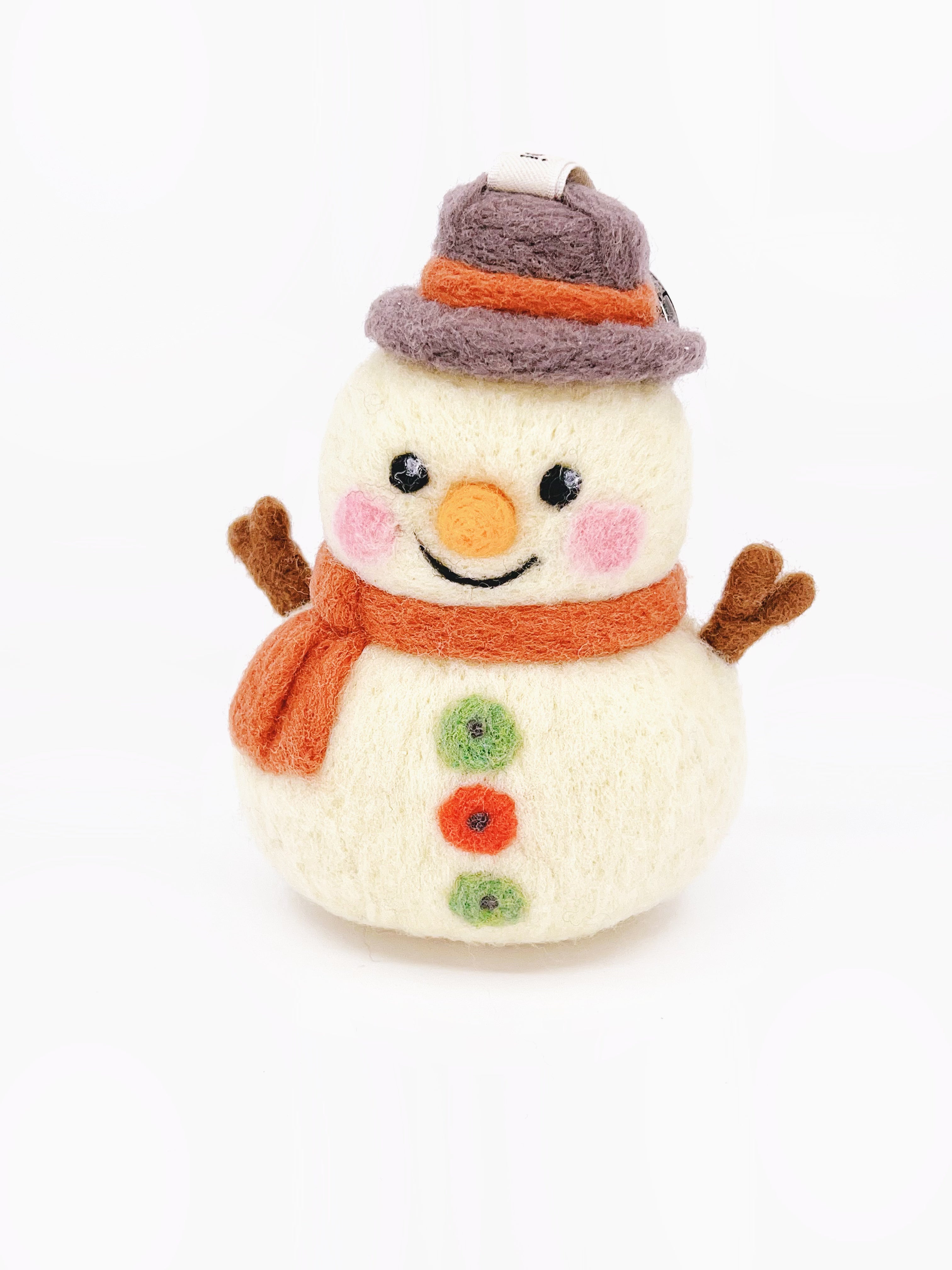Snowman Christmas Ornament Charm