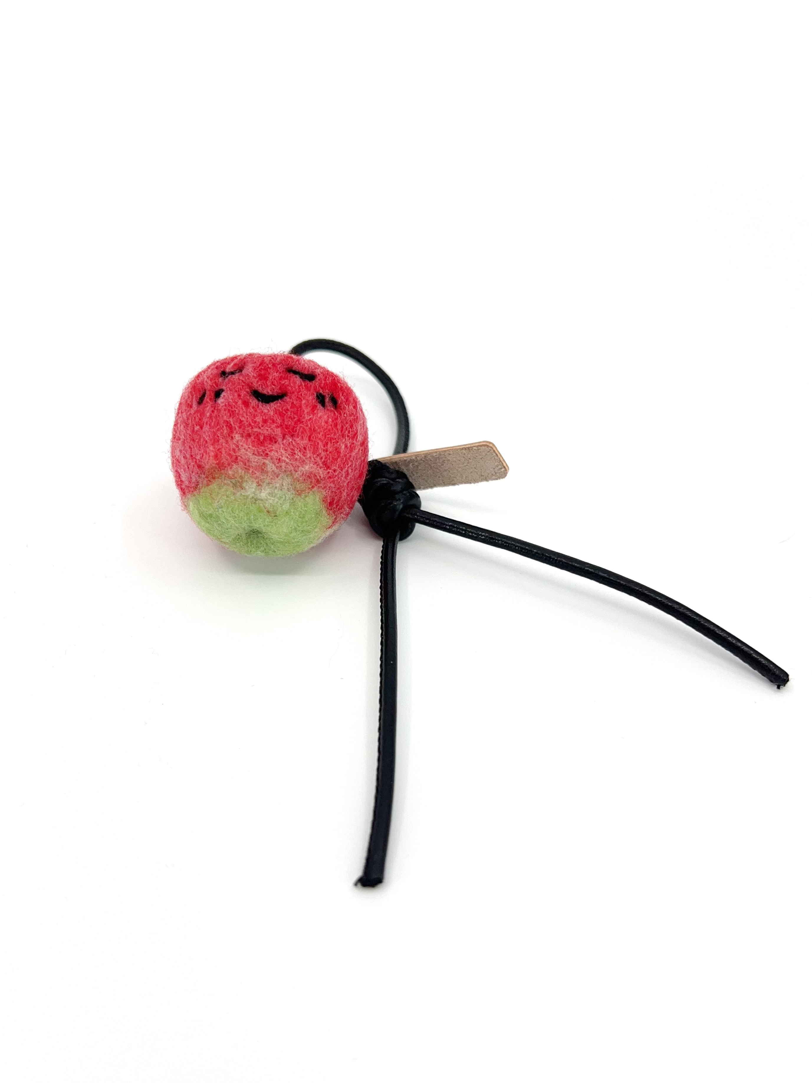 Sleepy Apple Key Fob & Bag Charm