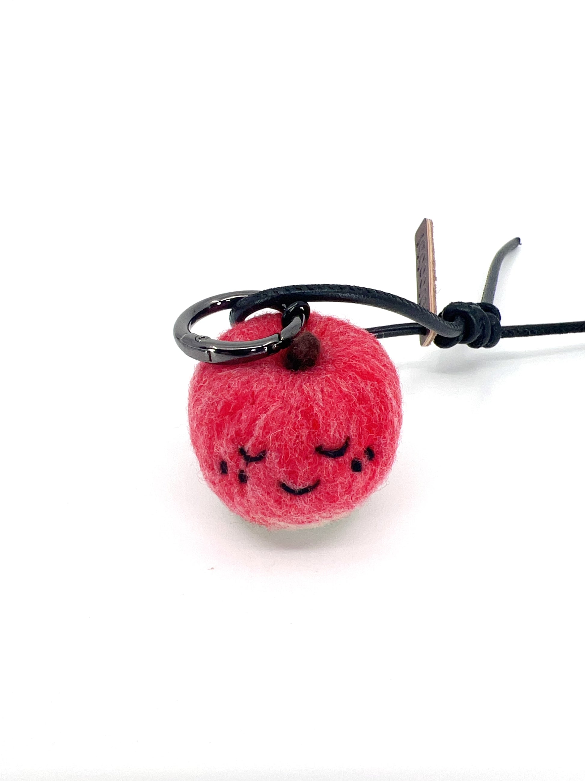 Sleepy Apple Key Fob & Bag Charm