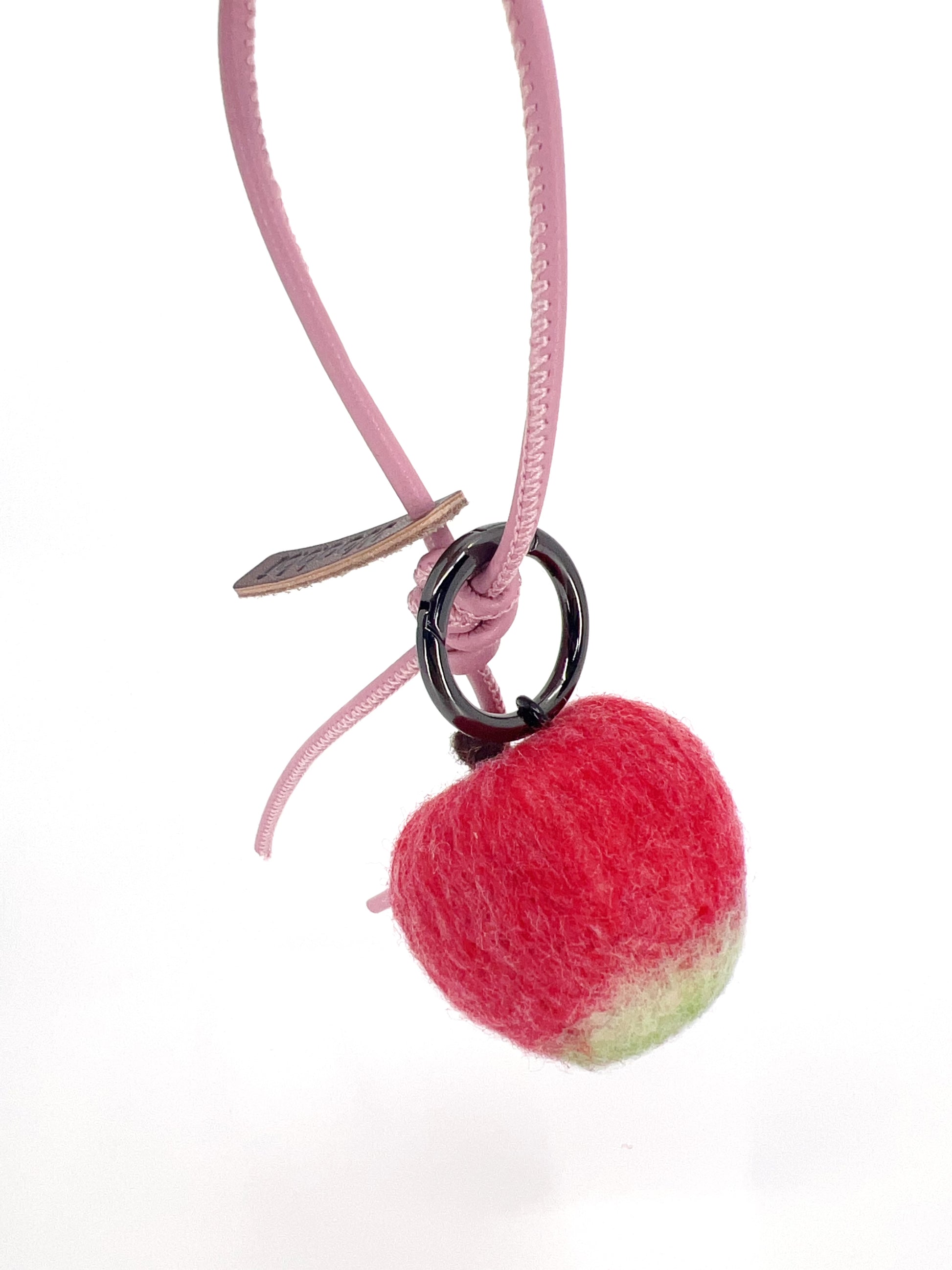 Sleepy Apple Key Fob & Bag Charm