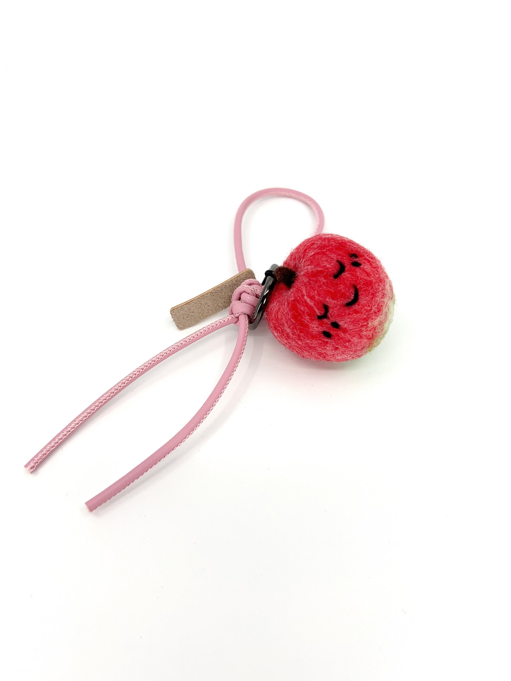 Sleepy Apple Key Fob & Bag Charm