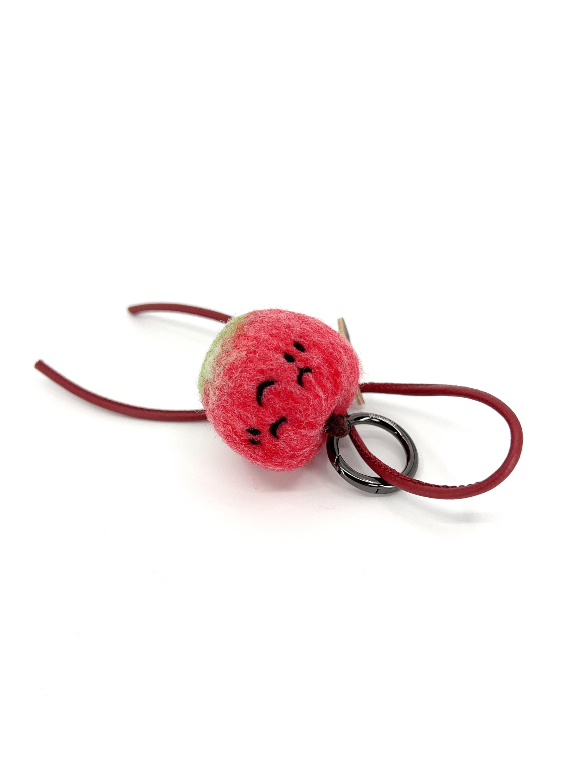 Sleepy Apple Key Fob & Bag Charm