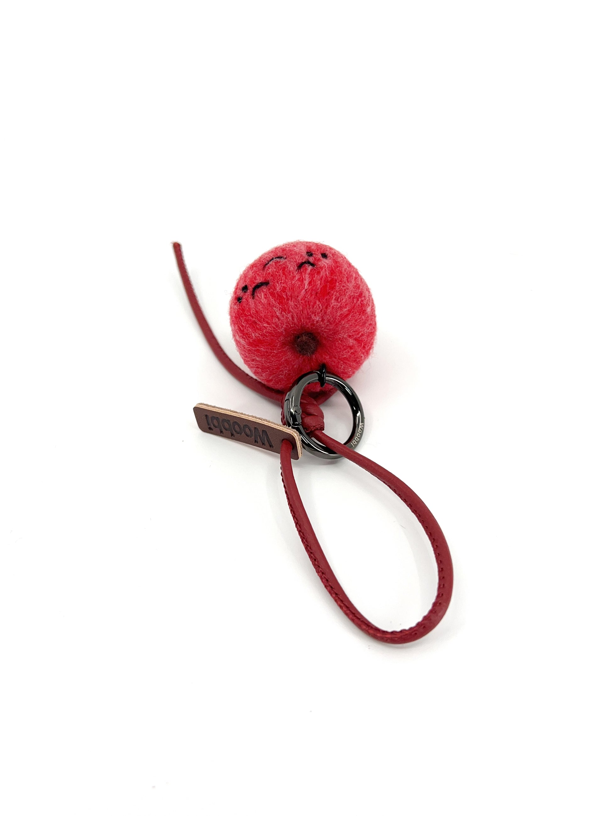 Sleepy Apple Key Fob & Bag Charm