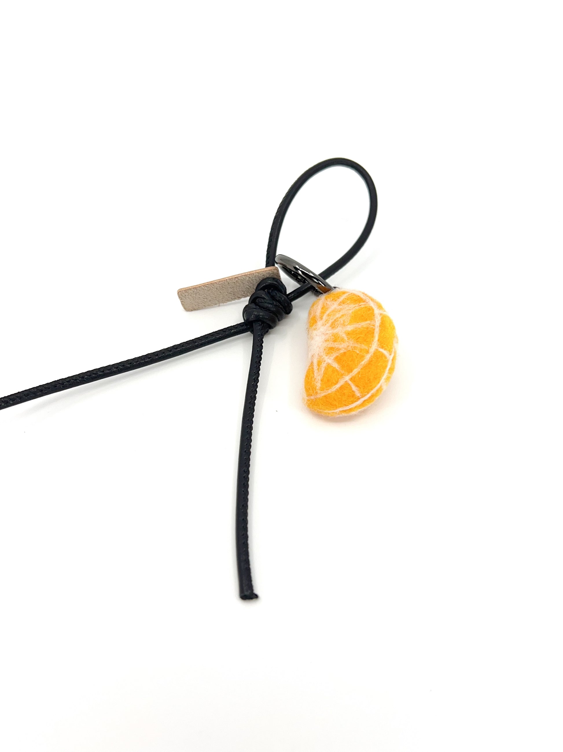 Kissy Orange Slice Key Fob & Bag Charm