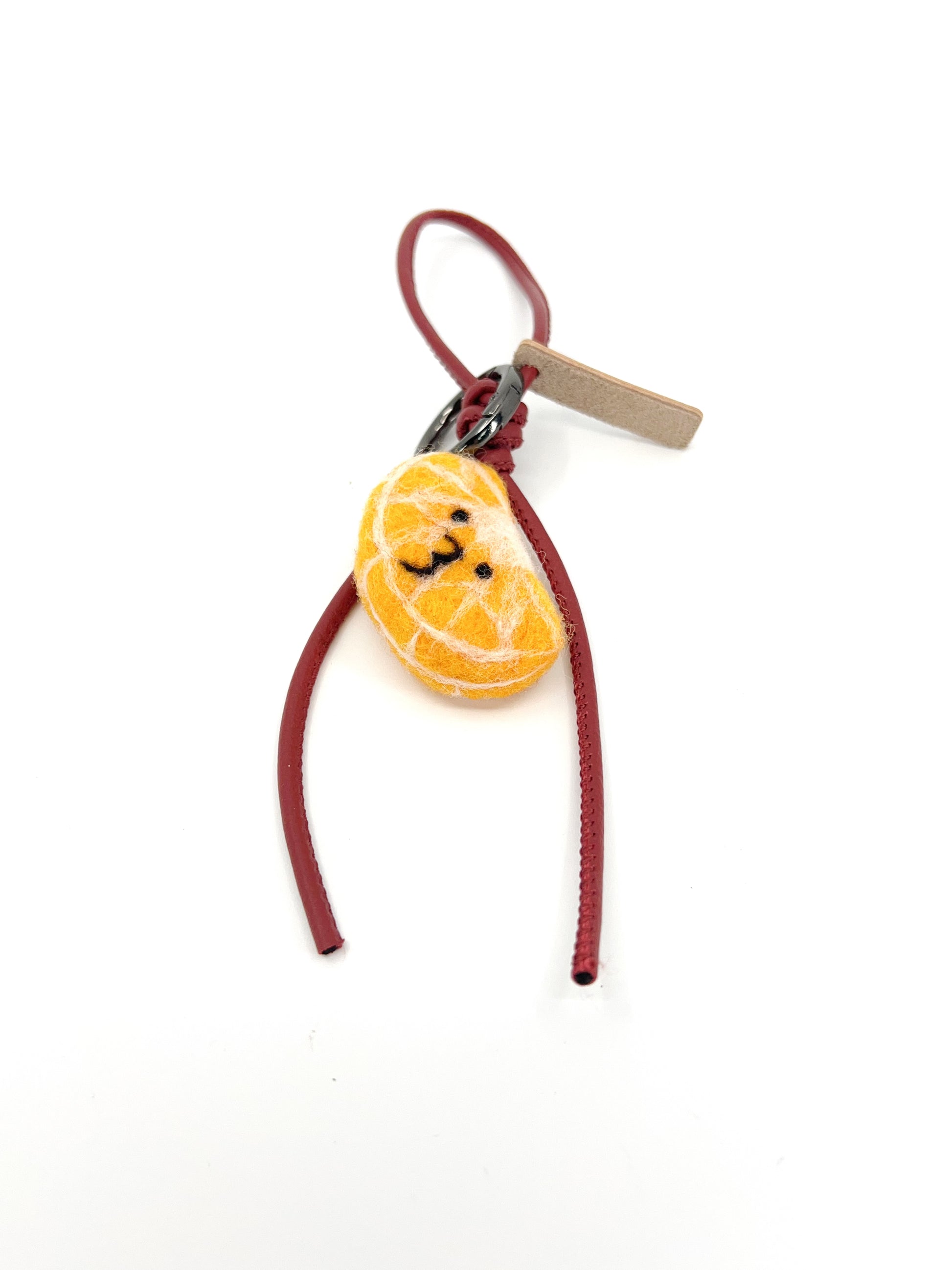 Kissy Orange Slice Key Fob & Bag Charm