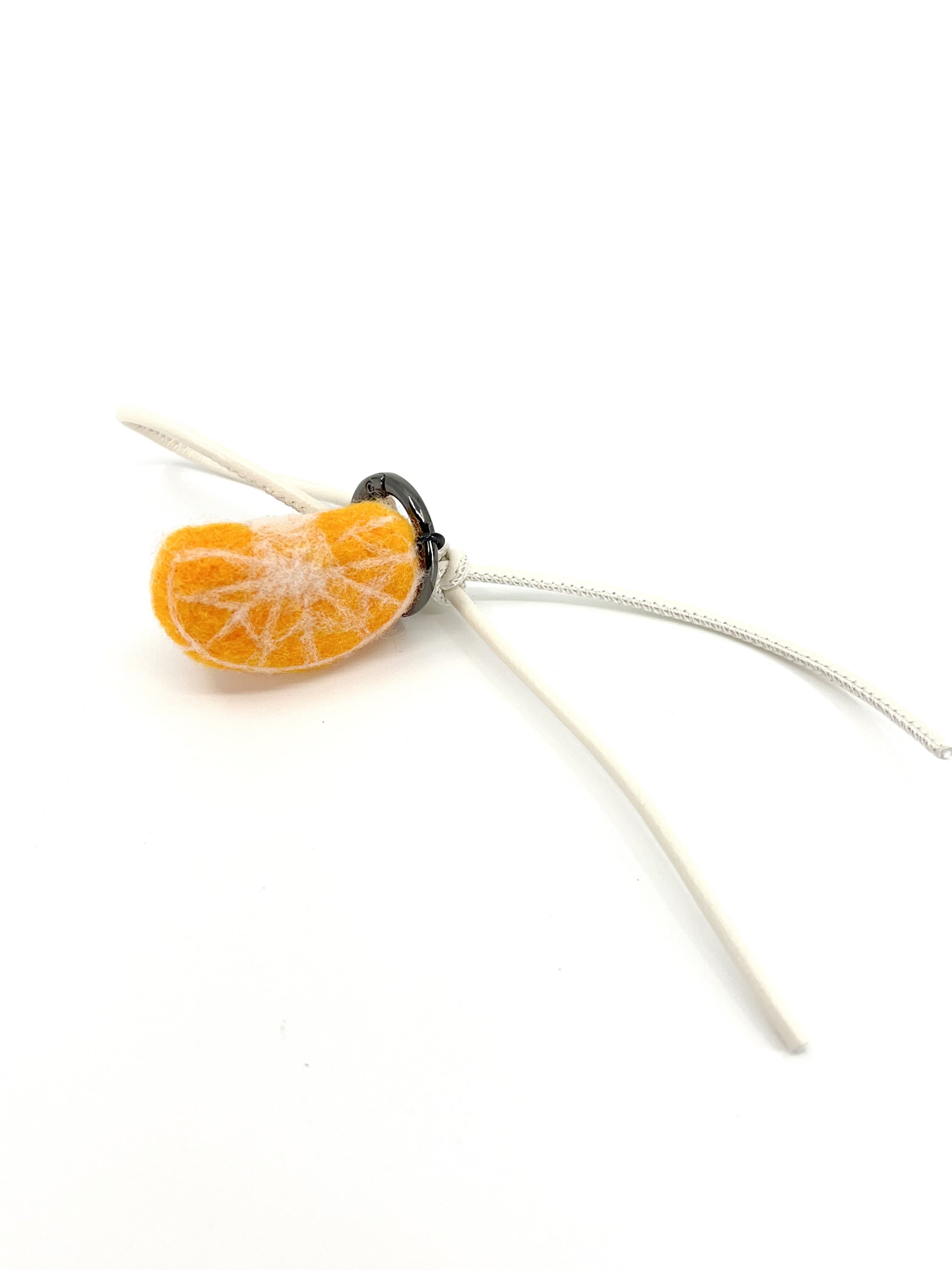 Kissy Orange Slice Key Fob & Bag Charm