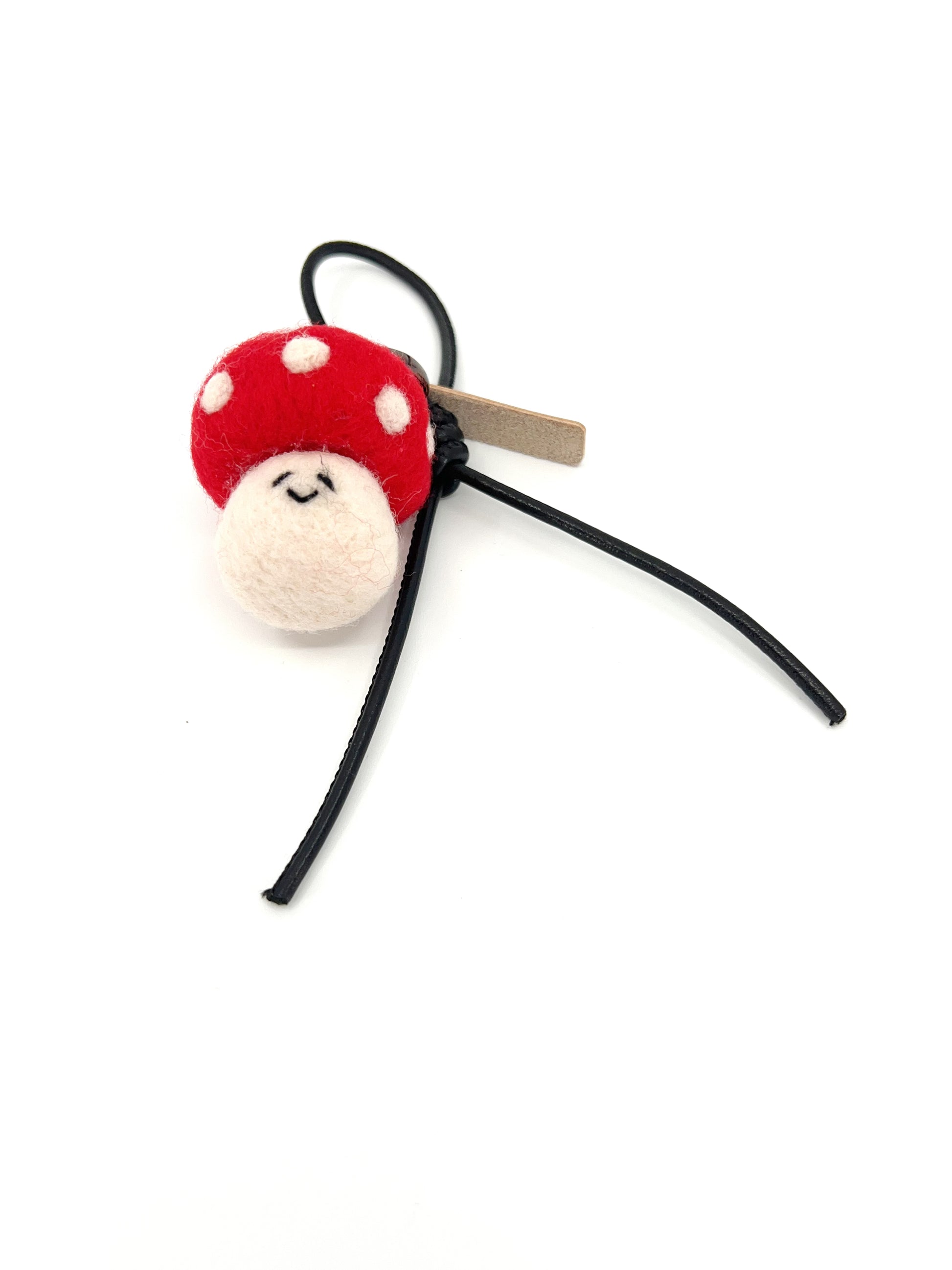 Smily Mushroom Key Fob & Bag Charm