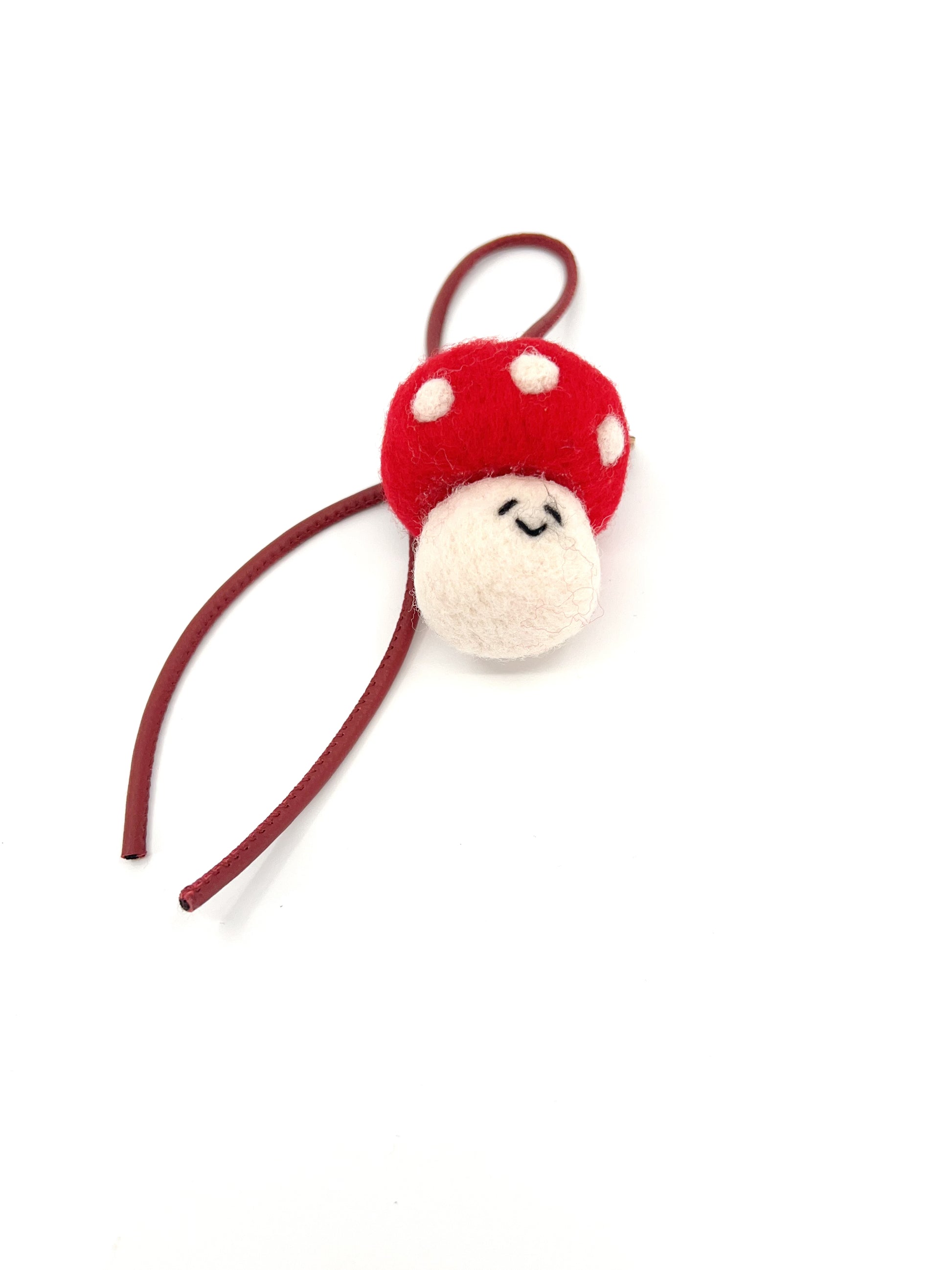 Smily Mushroom Key Fob & Bag Charm