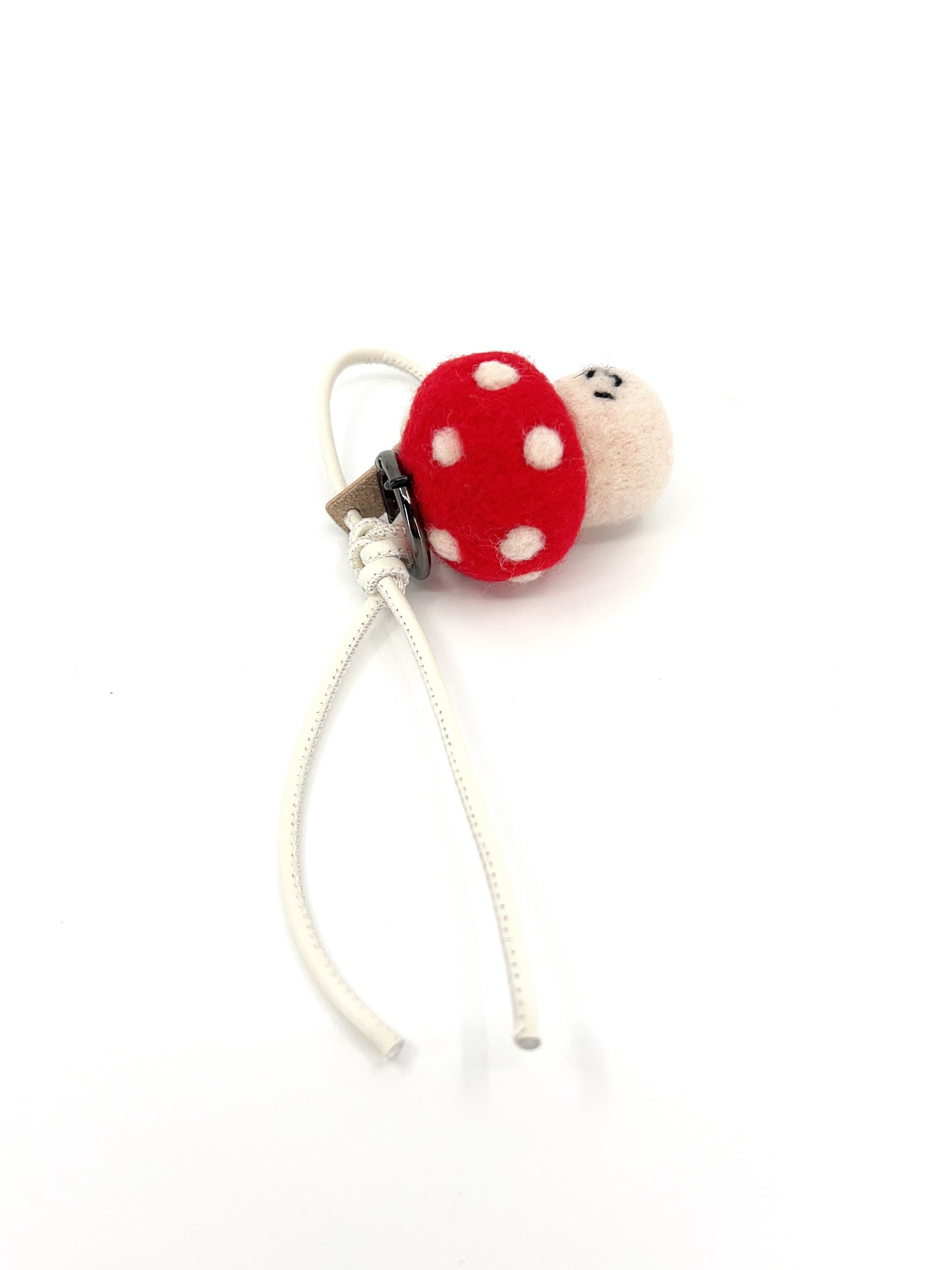 Smily Mushroom Key Fob & Bag Charm