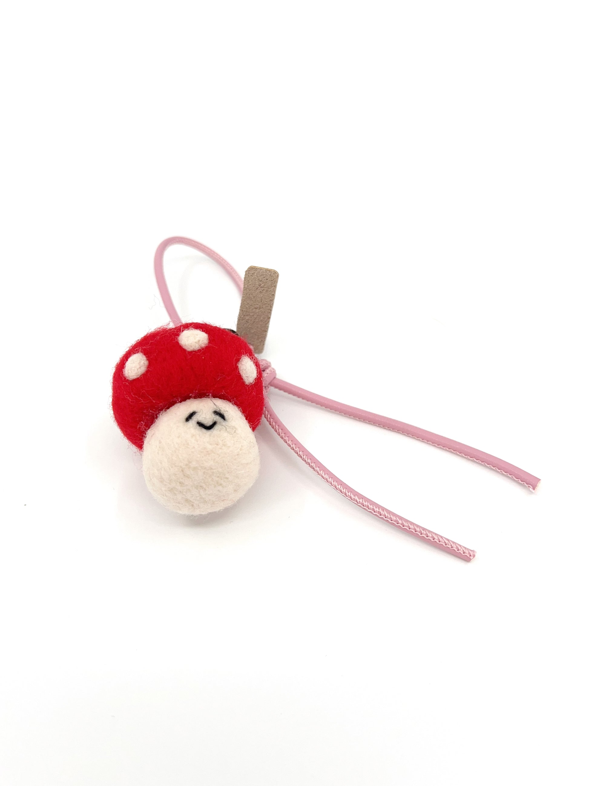 Smily Mushroom Key Fob & Bag Charm