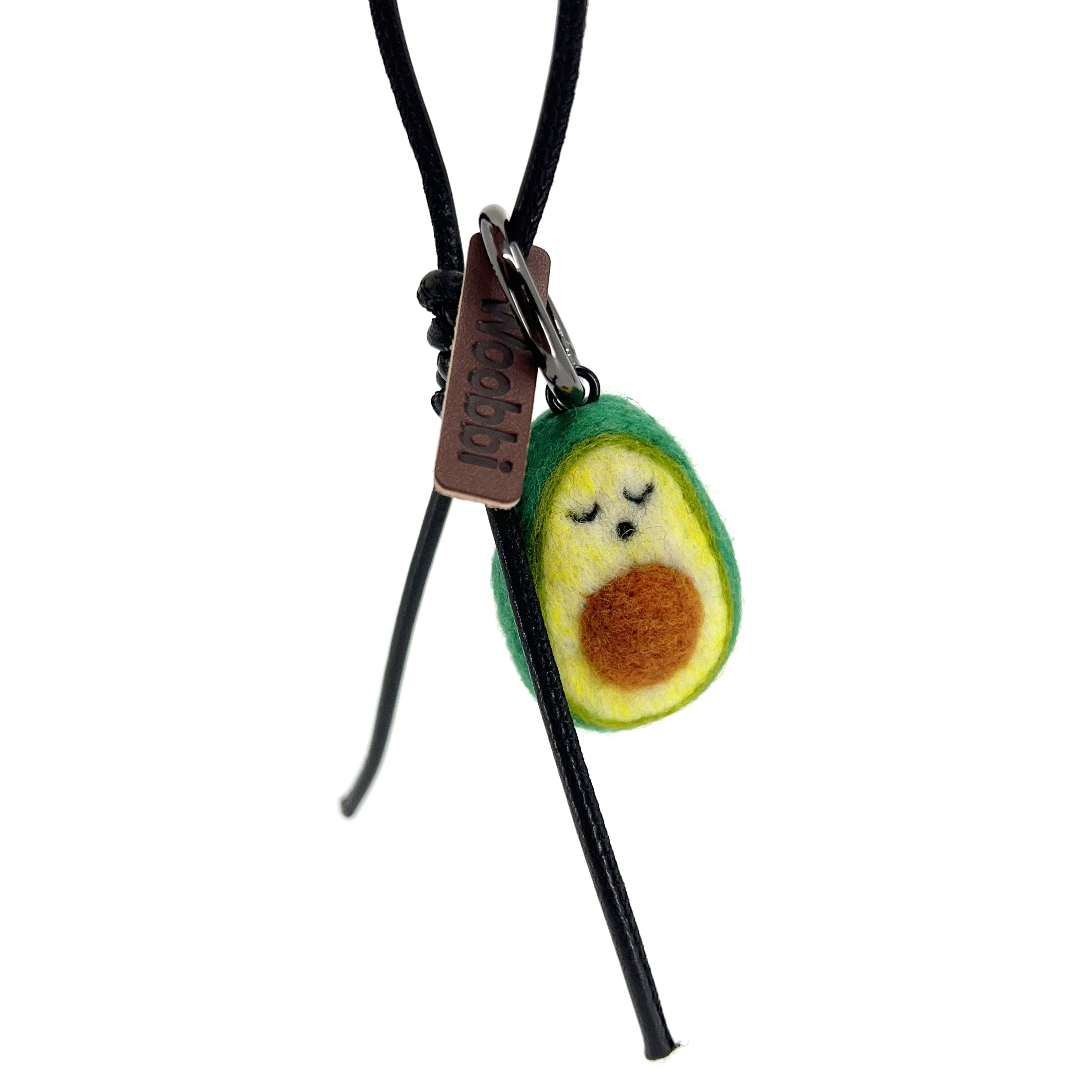 Sleepy Avocado Key Fob & Bag Charm