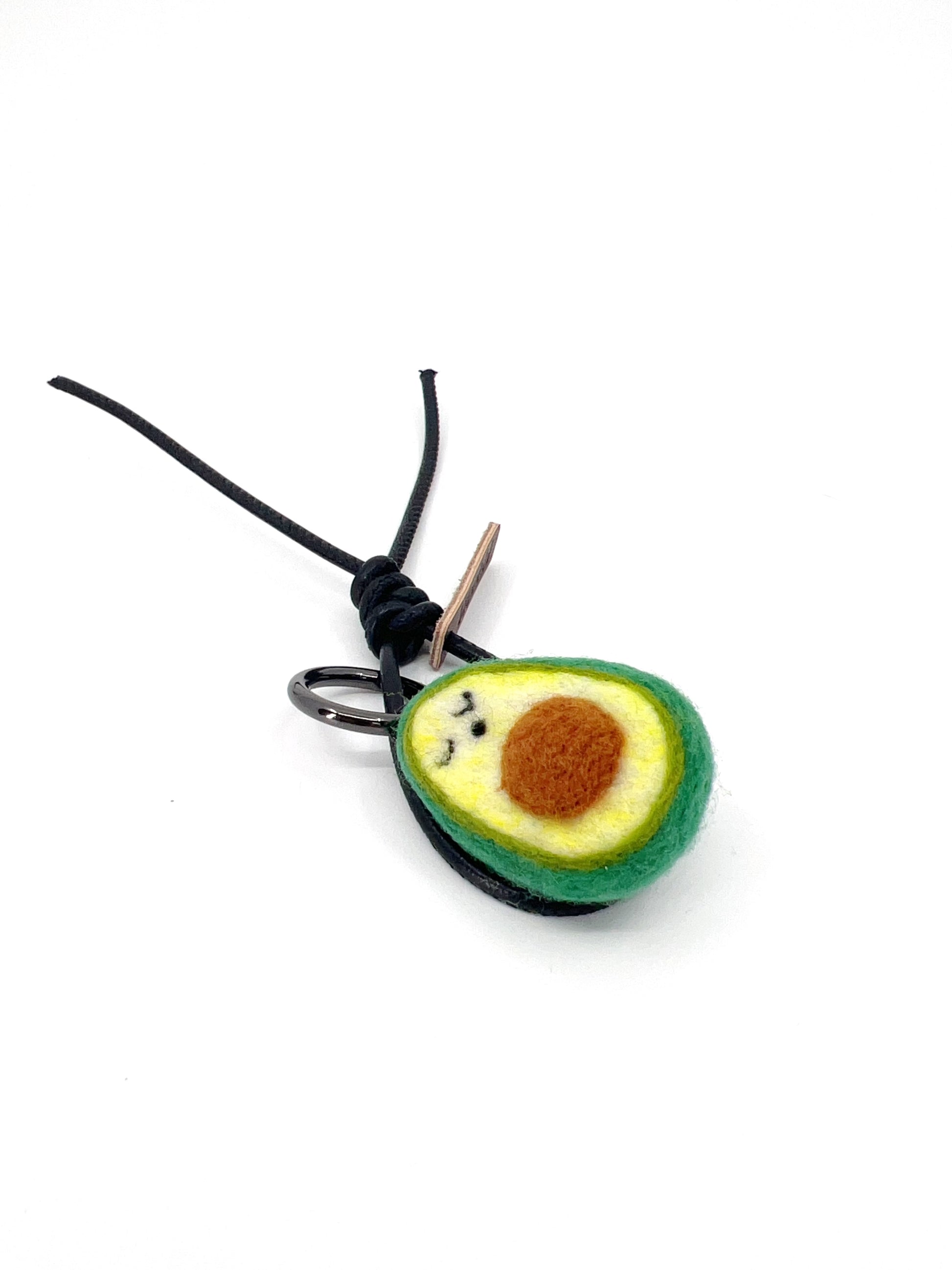 Sleepy Avocado Key Fob & Bag Charm