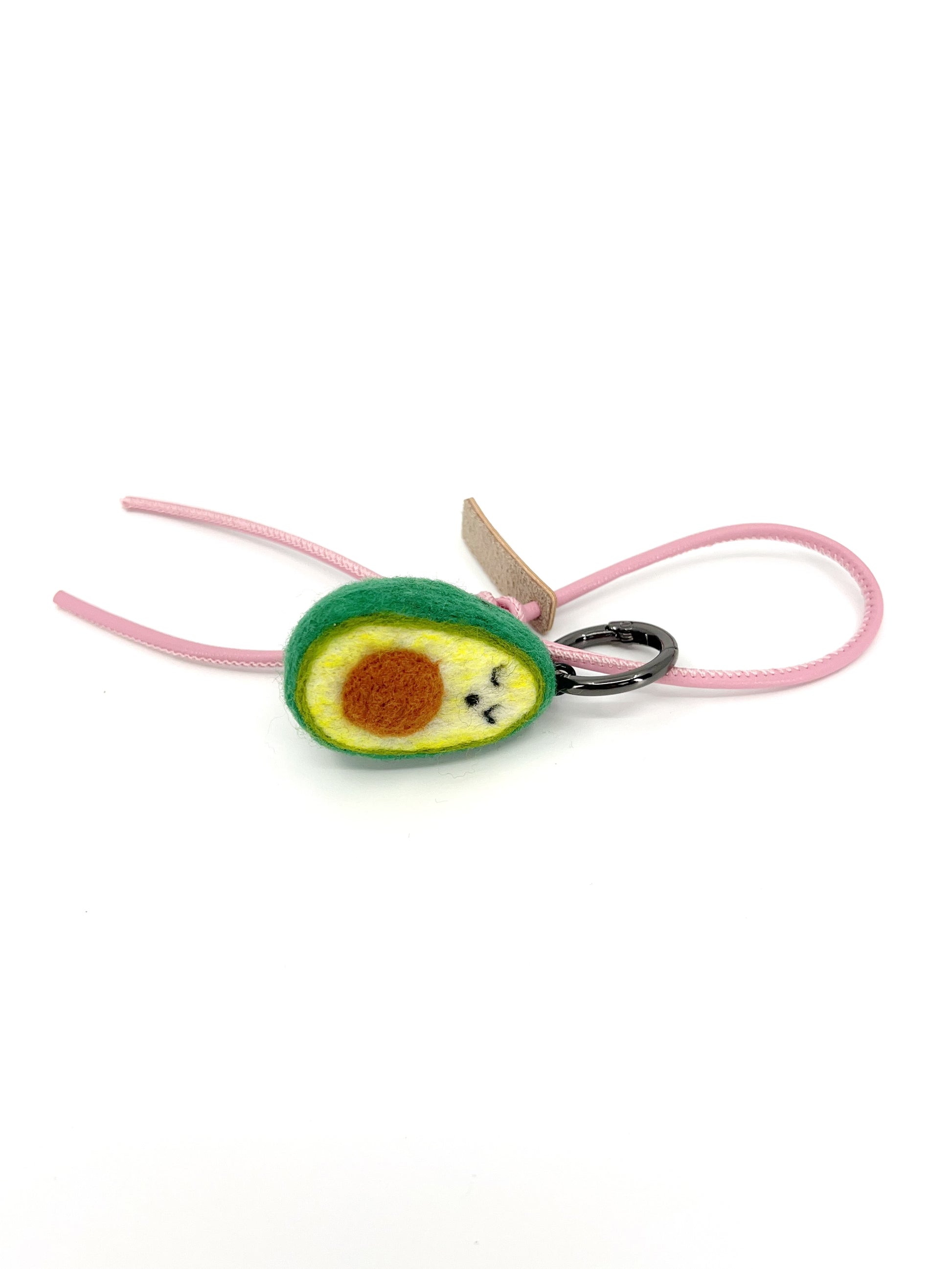 Sleepy Avocado Key Fob & Bag Charm