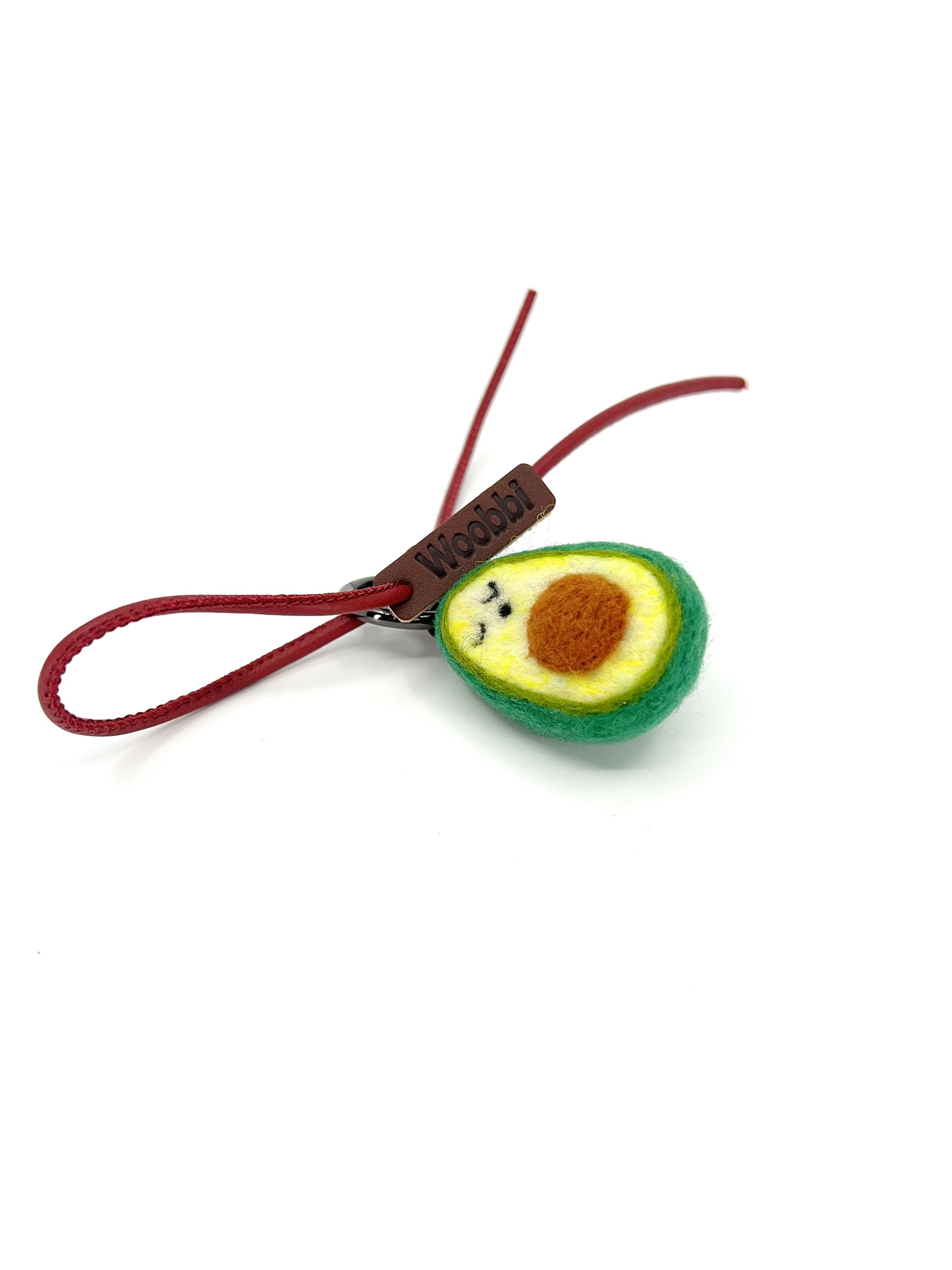 Sleepy Avocado Key Fob & Bag Charm