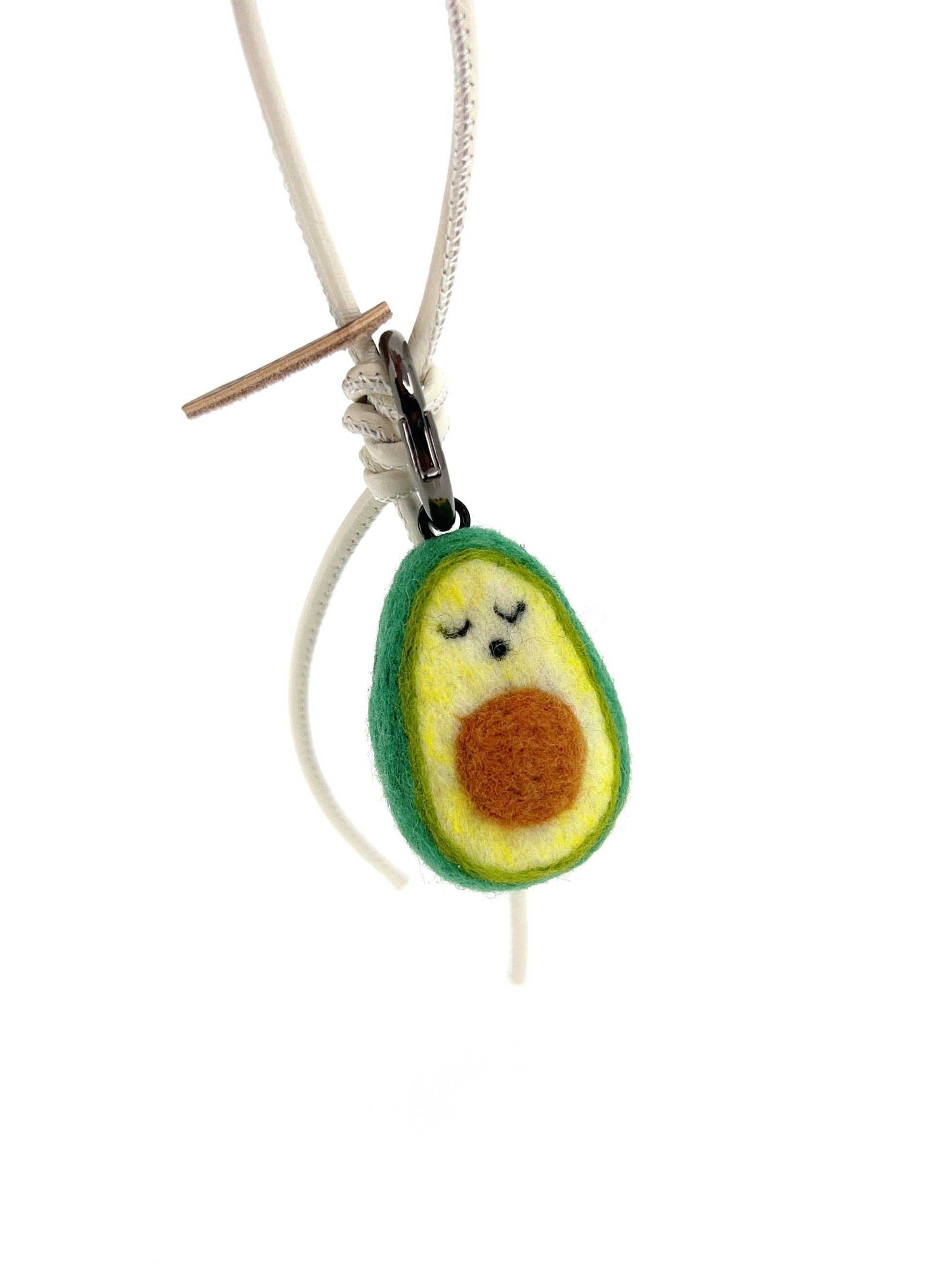 Sleepy Avocado Key Fob & Bag Charm