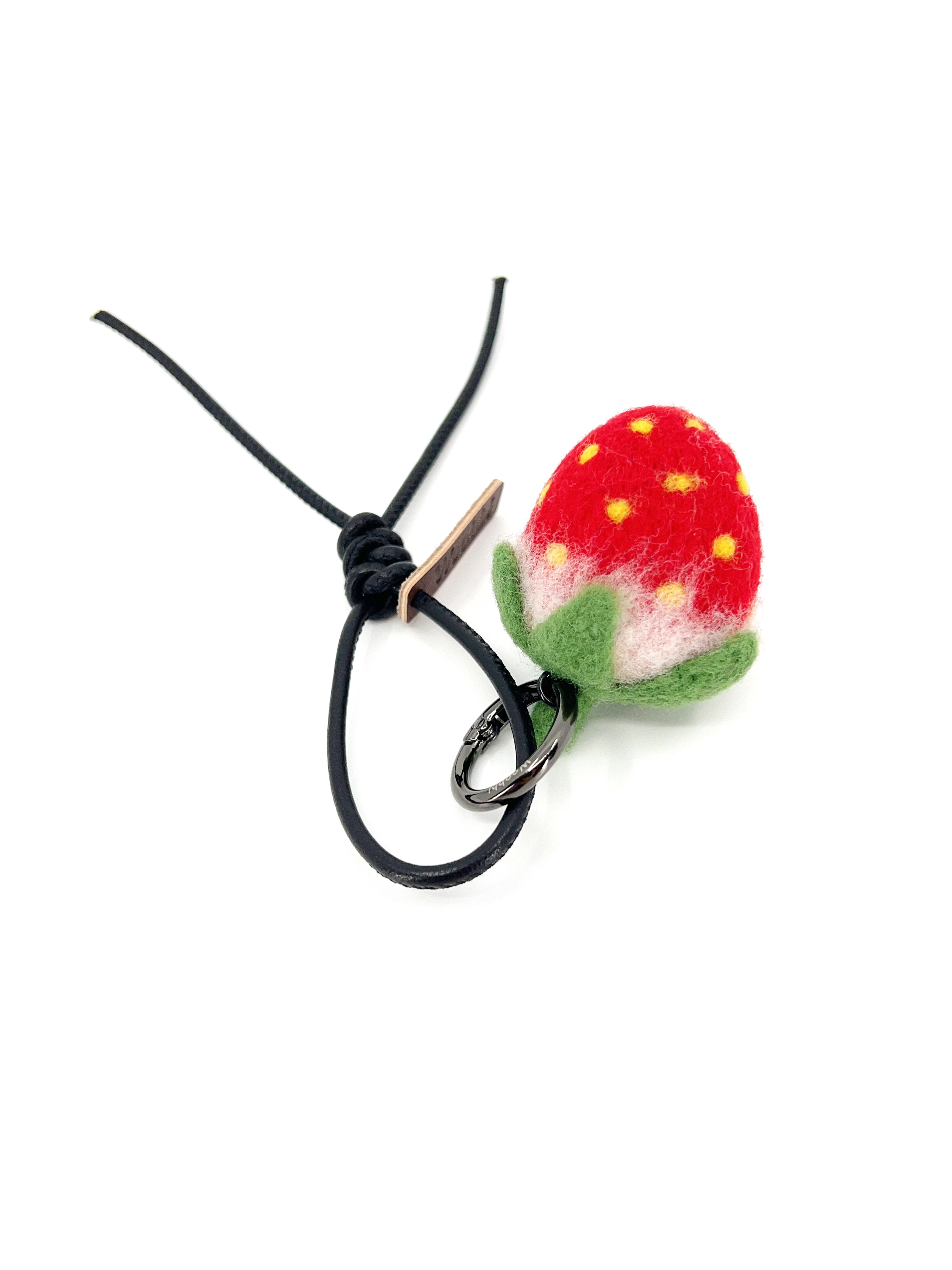 Smily Strawberry Key Fob & Bag Charm