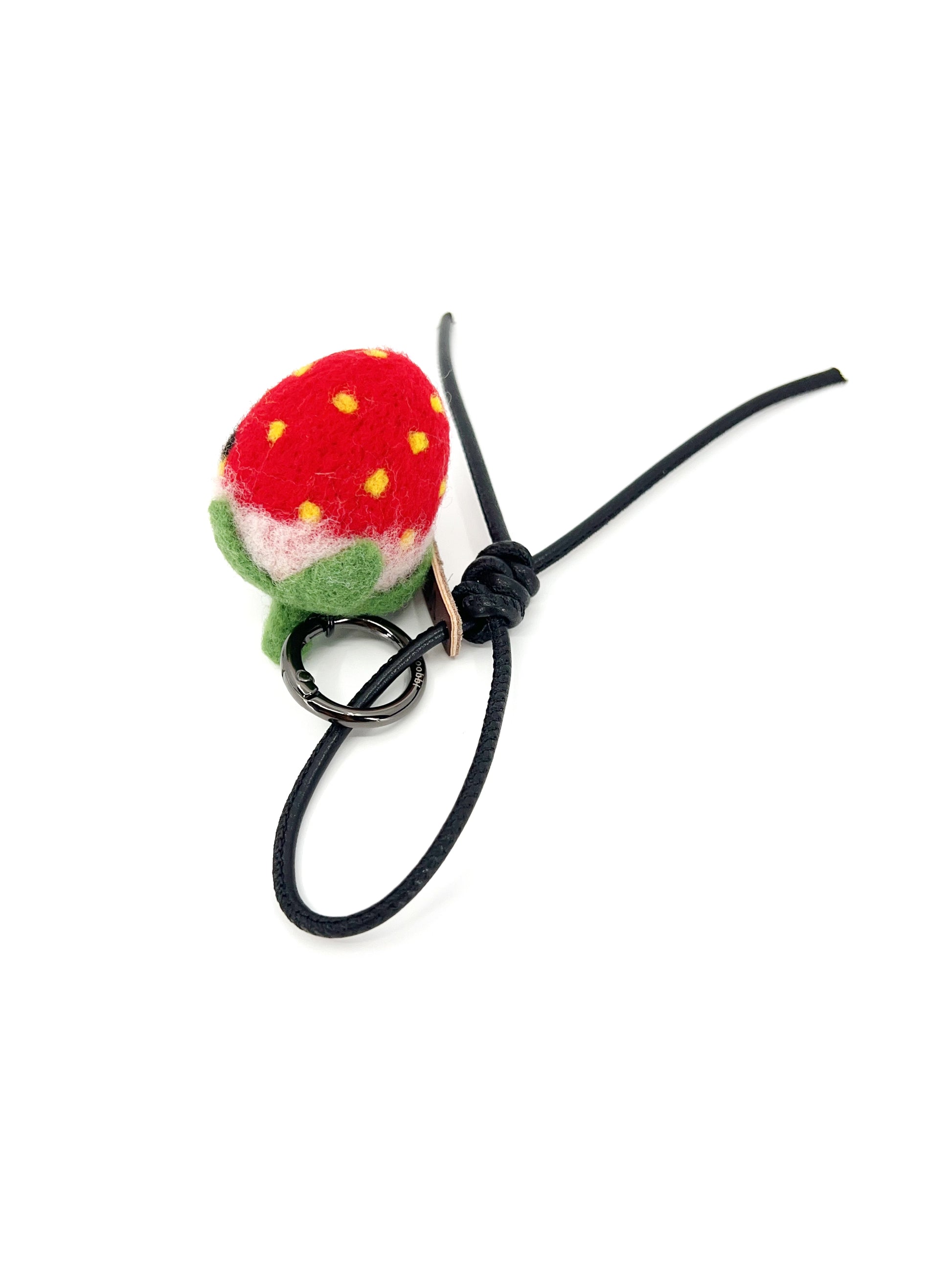 Smily Strawberry Key Fob & Bag Charm