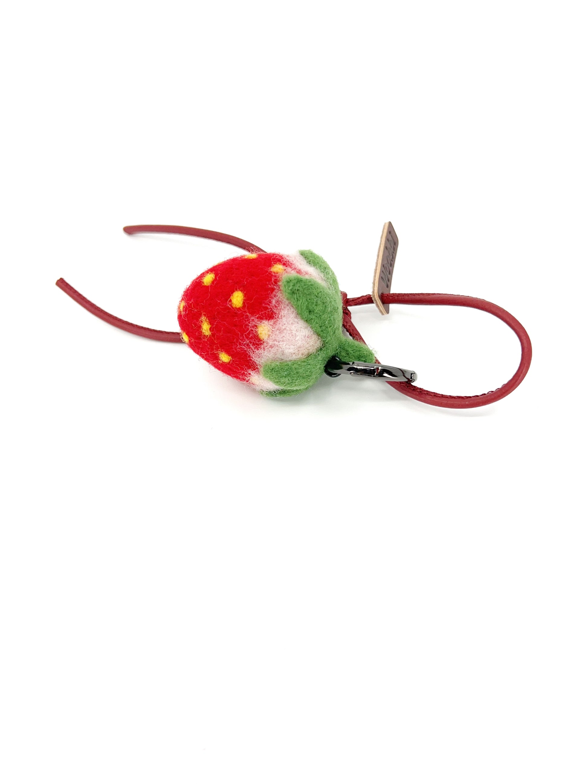 Smily Strawberry Key Fob & Bag Charm