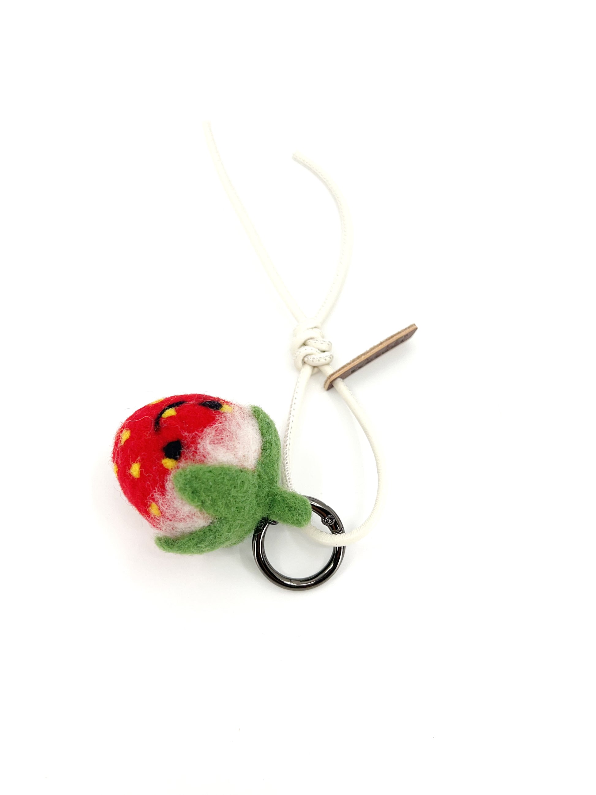 Smily Strawberry Key Fob & Bag Charm