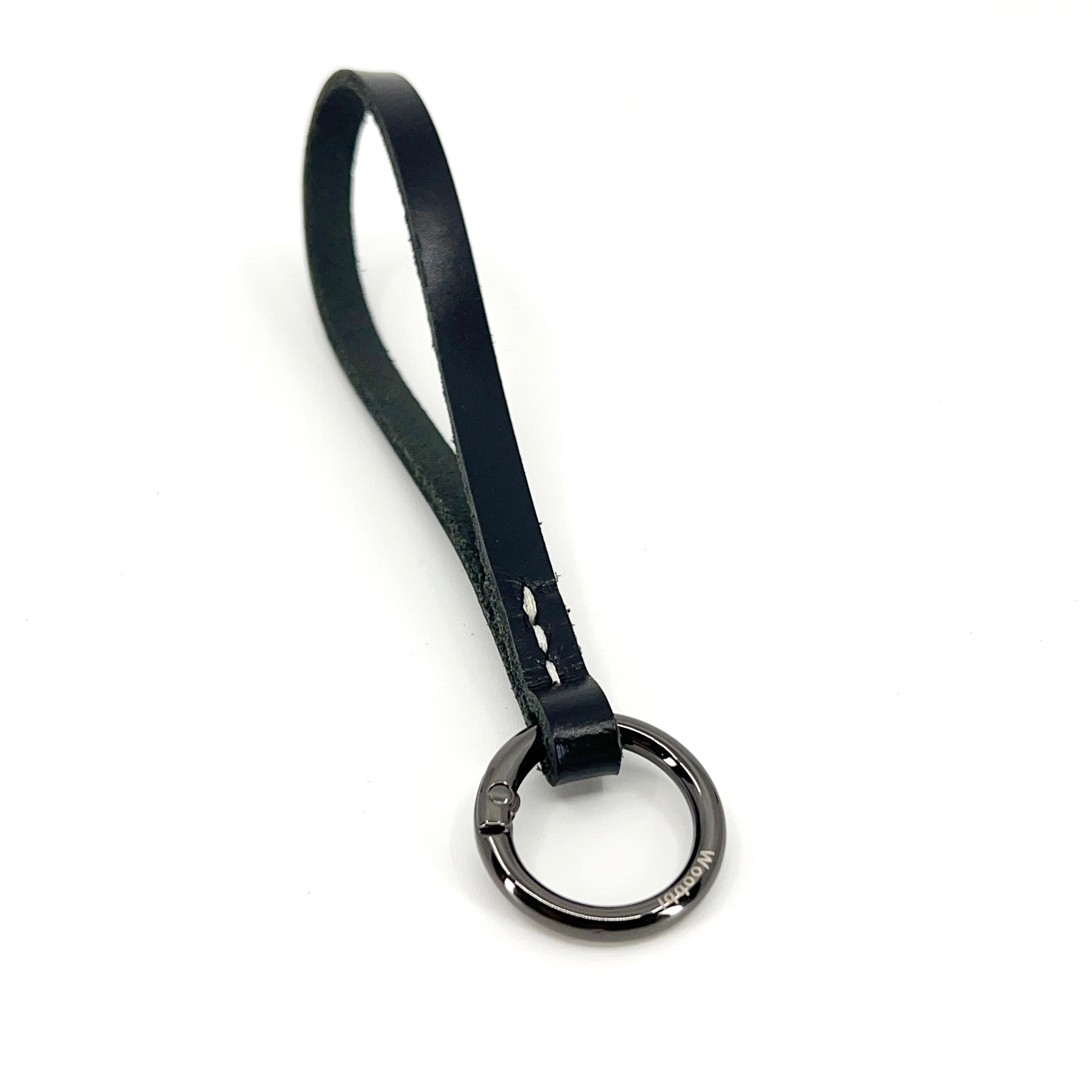 Gloss Finish Loop Key Holder in Cowhide