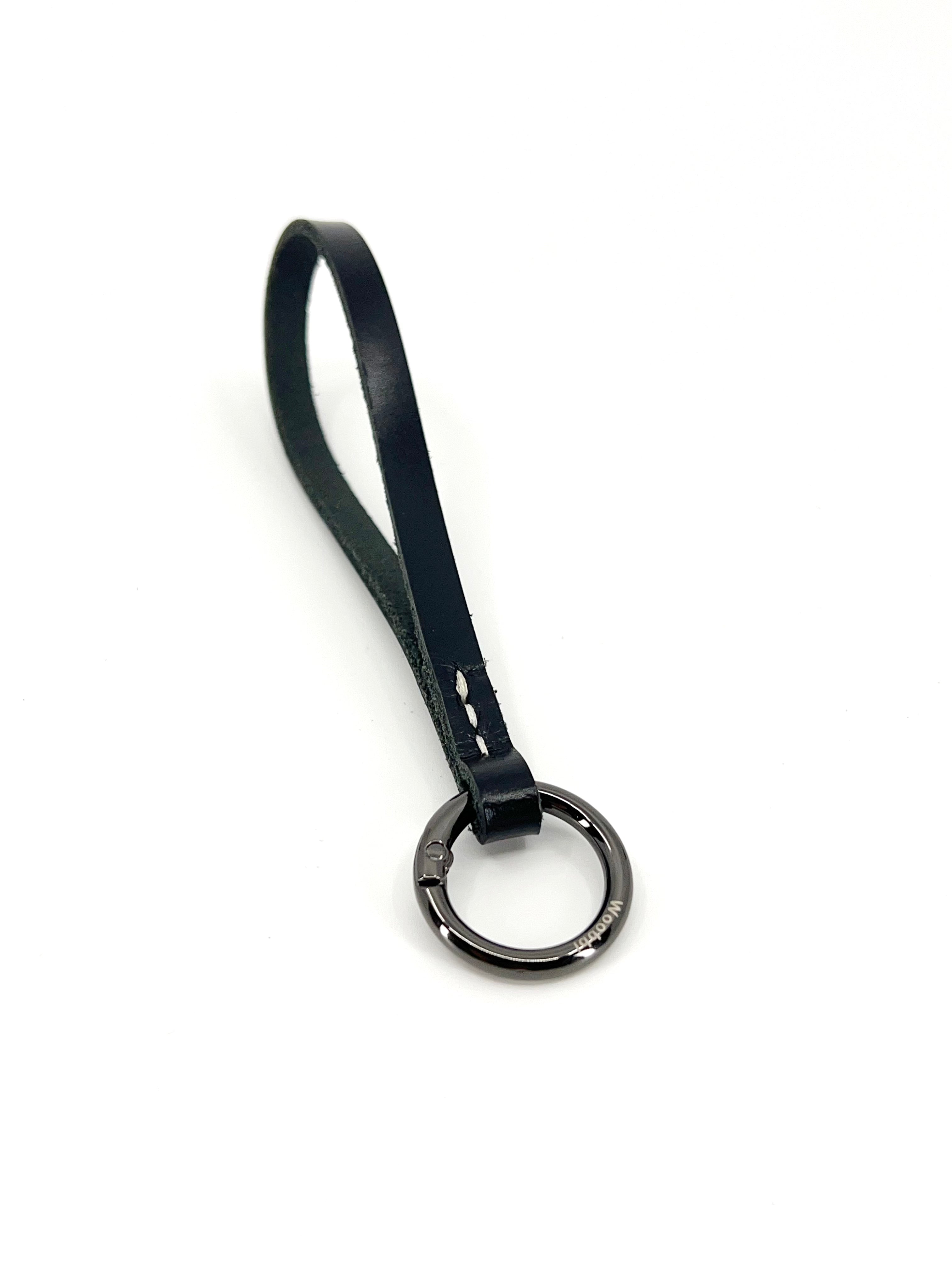 Gloss Finish Loop Key Holder in Cowhide