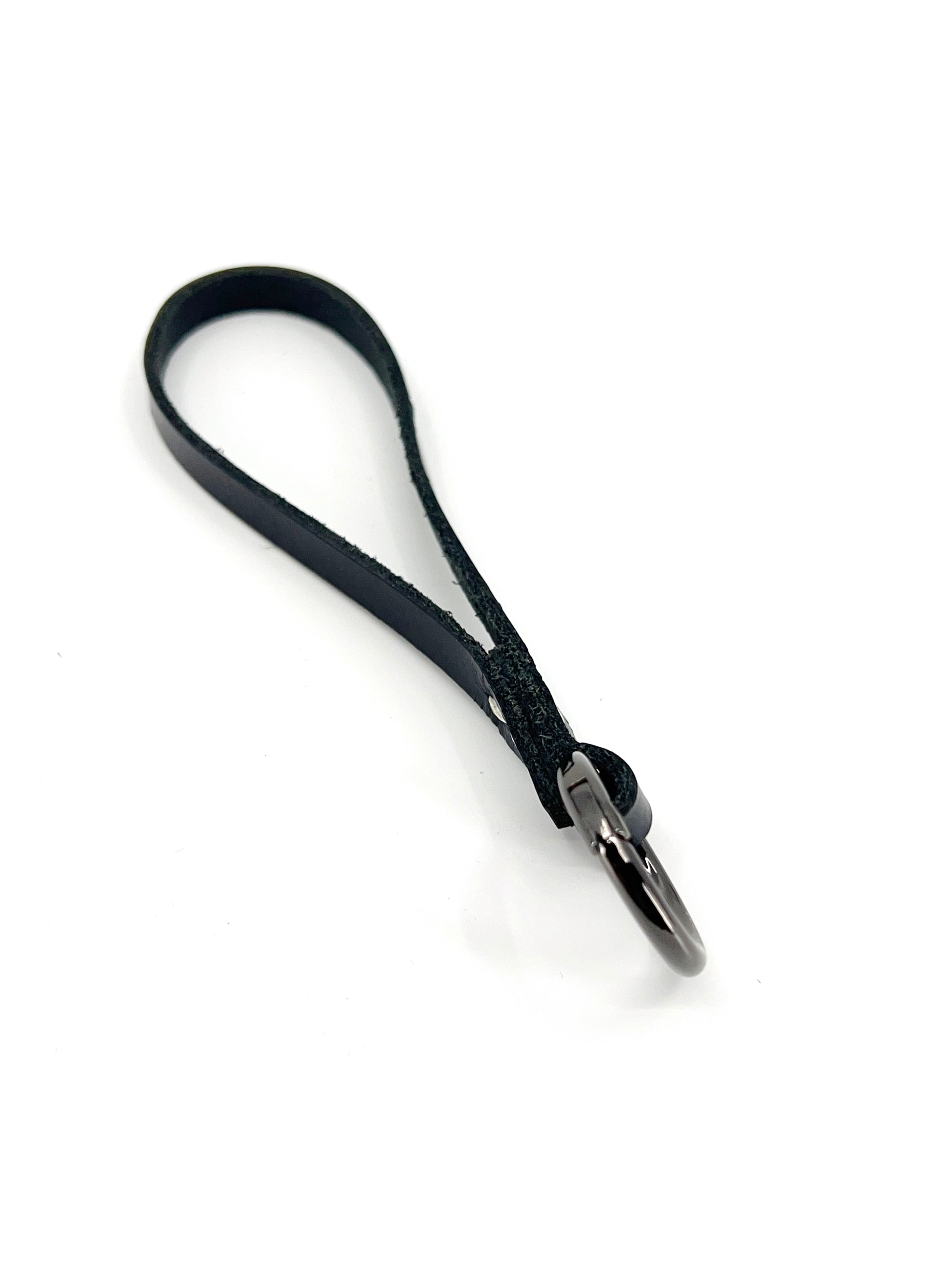 Gloss Finish Loop Key Holder in Cowhide