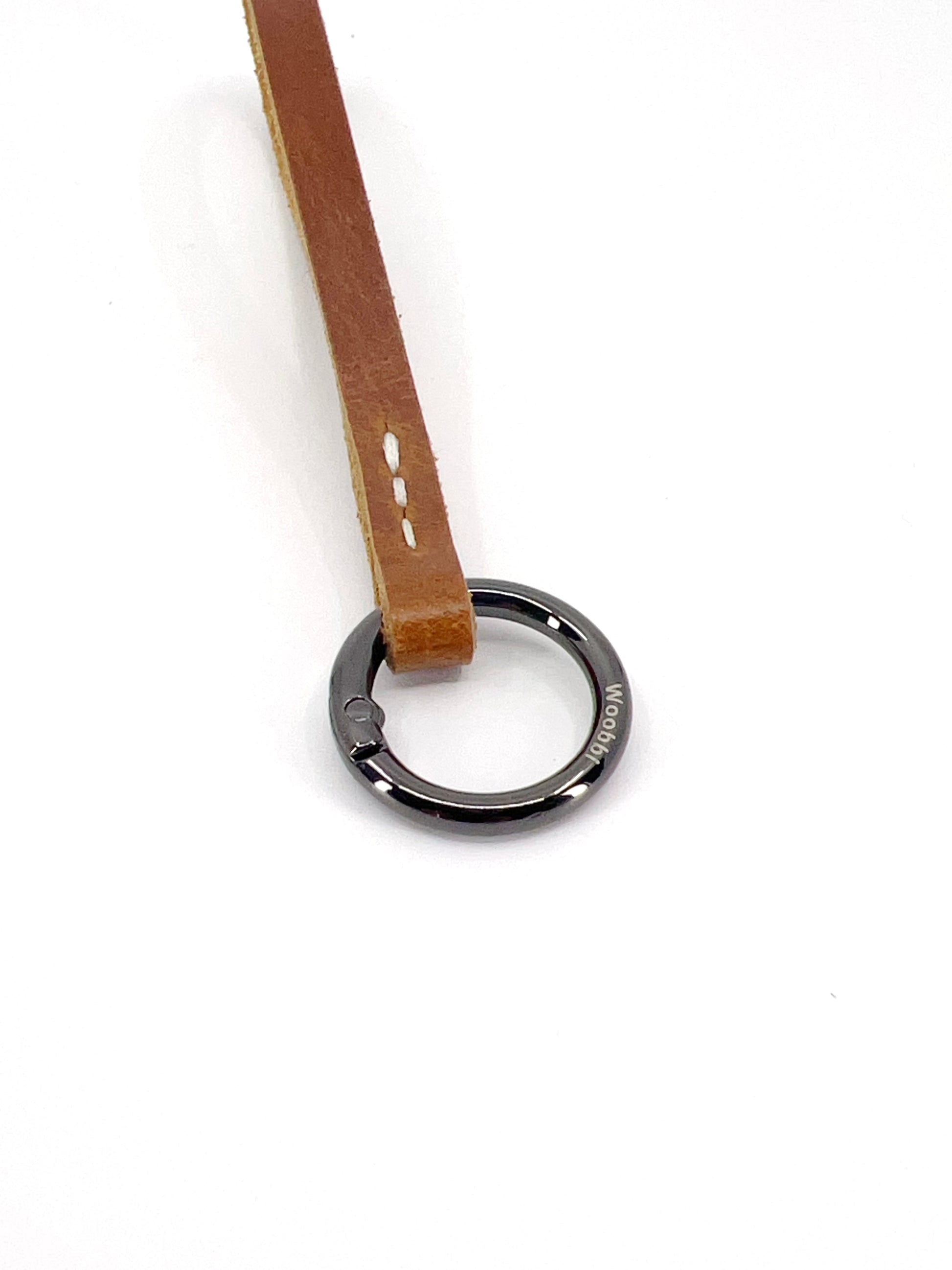 Gloss Finish Loop Key Holder in Cowhide