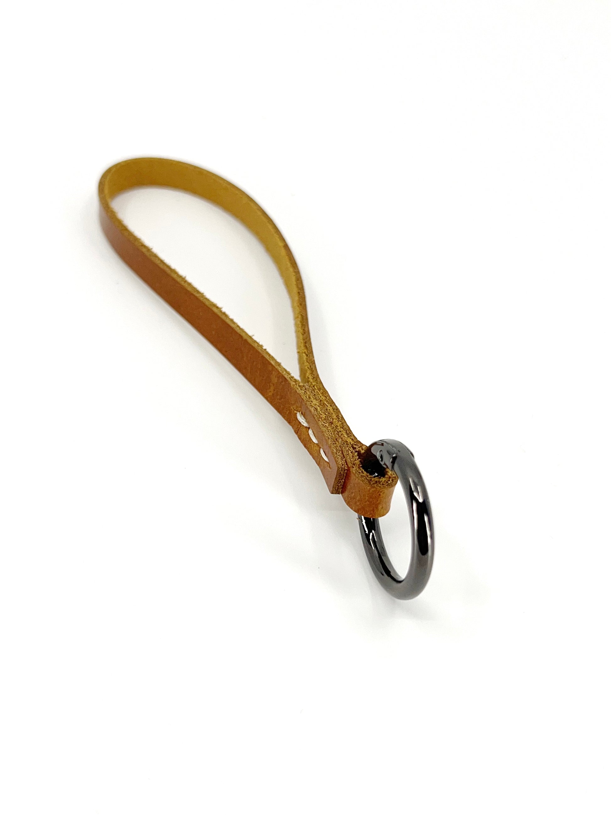 Gloss Finish Loop Key Holder in Cowhide