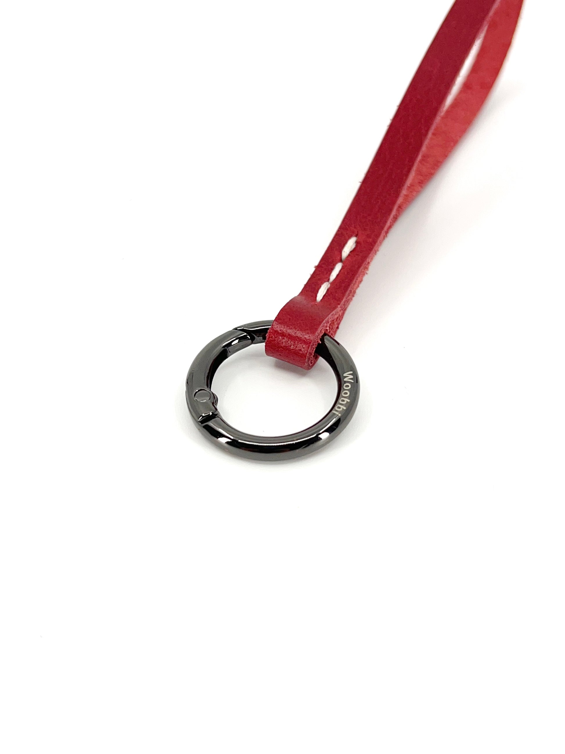 Gloss Finish Loop Key Holder in Cowhide