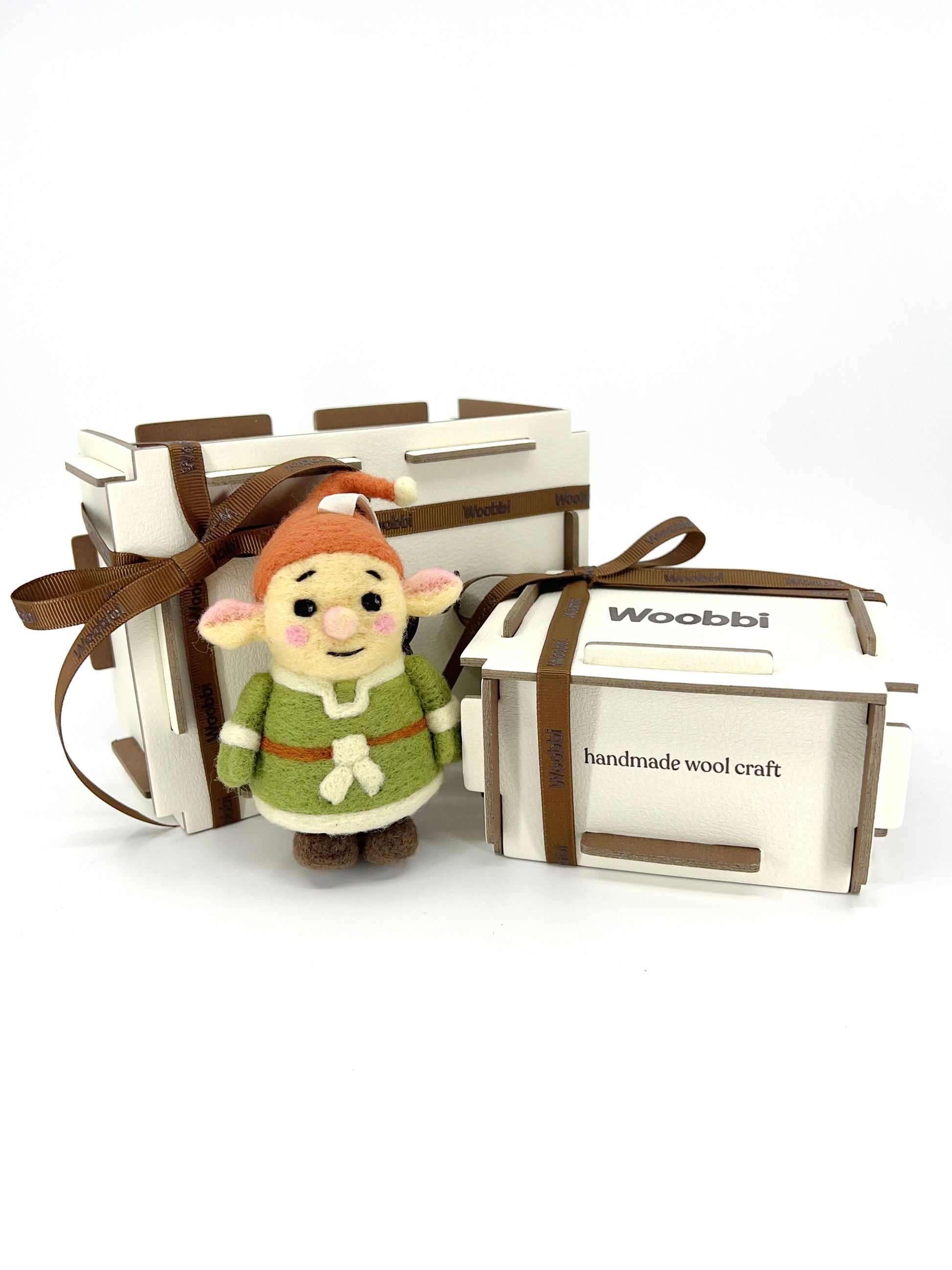 Elf Christmas Ornament Charm