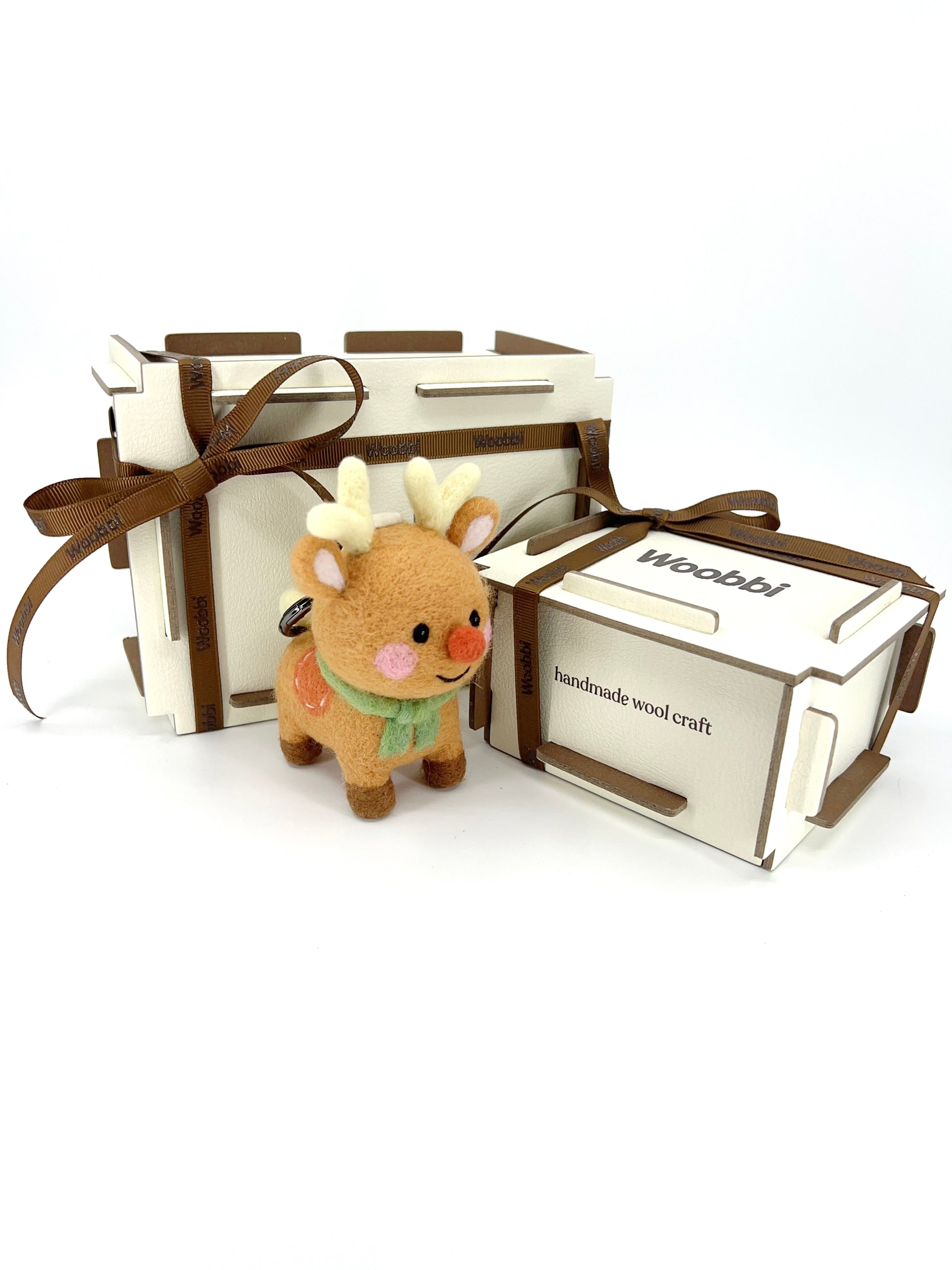 Reindeer Christmas Ornament Charm