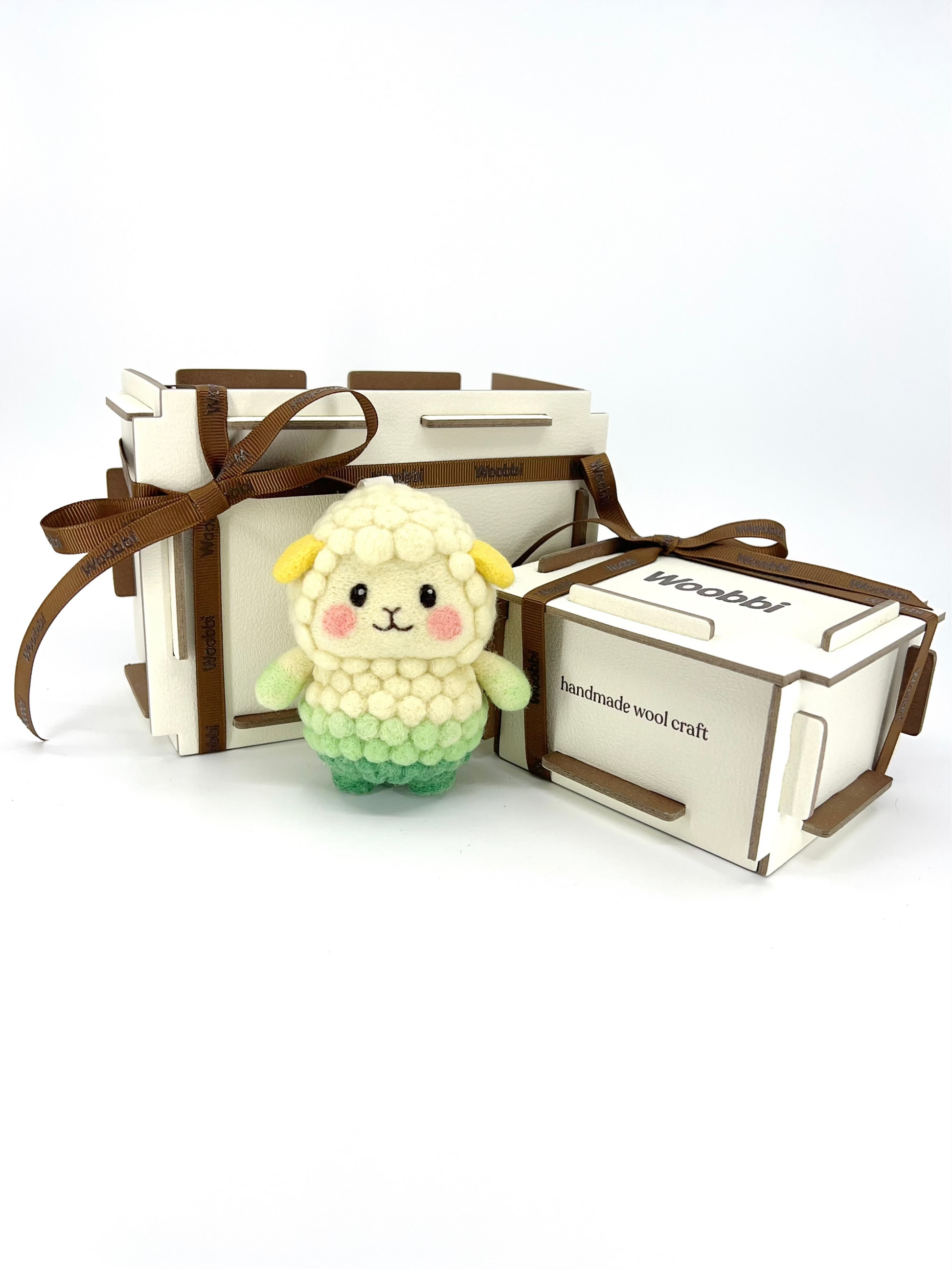 Sheep Bag Charm and Wool Craft