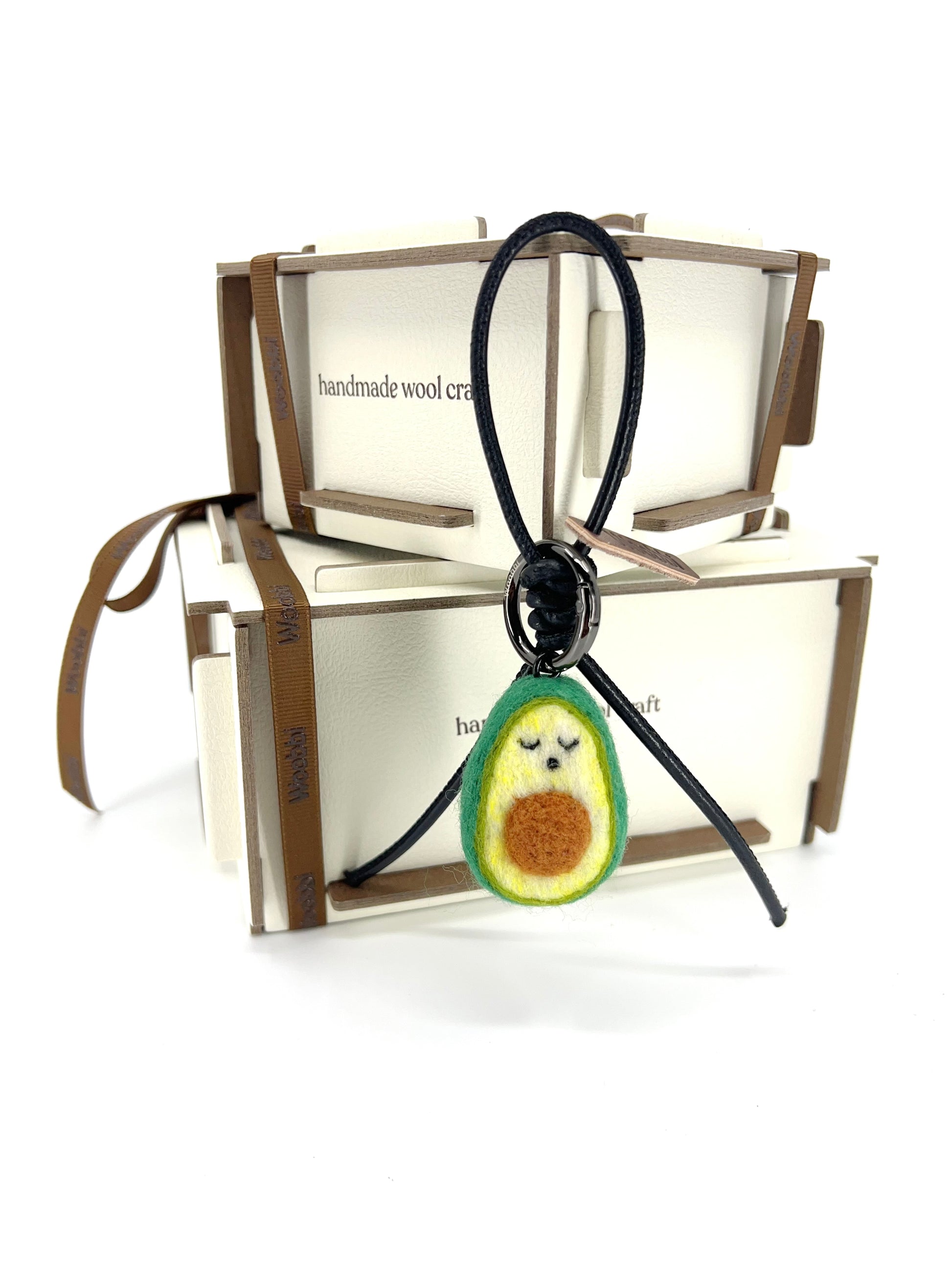 Sleepy Avocado Key Fob & Bag Charm