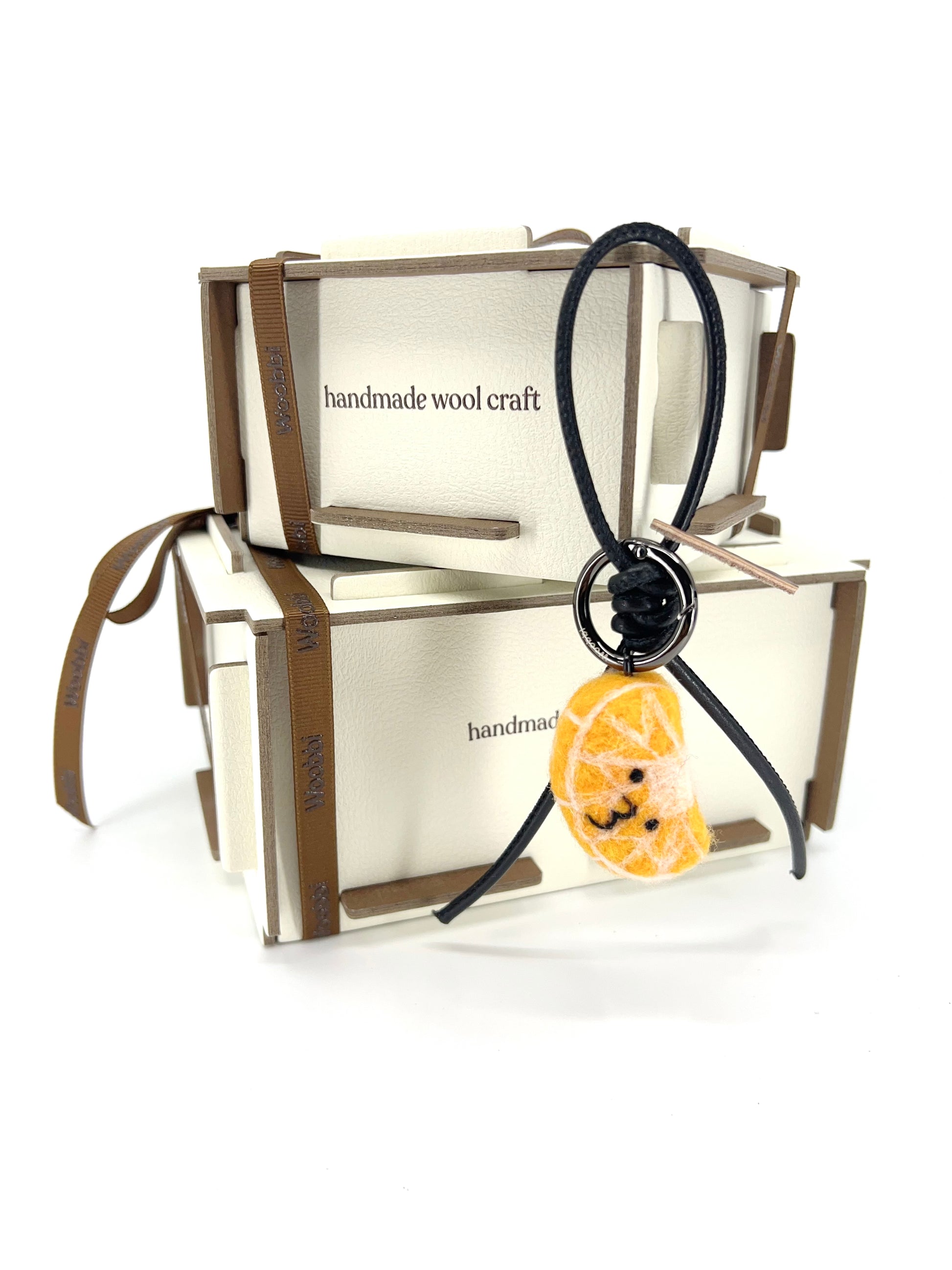 Kissy Orange Slice Key Fob & Bag Charm