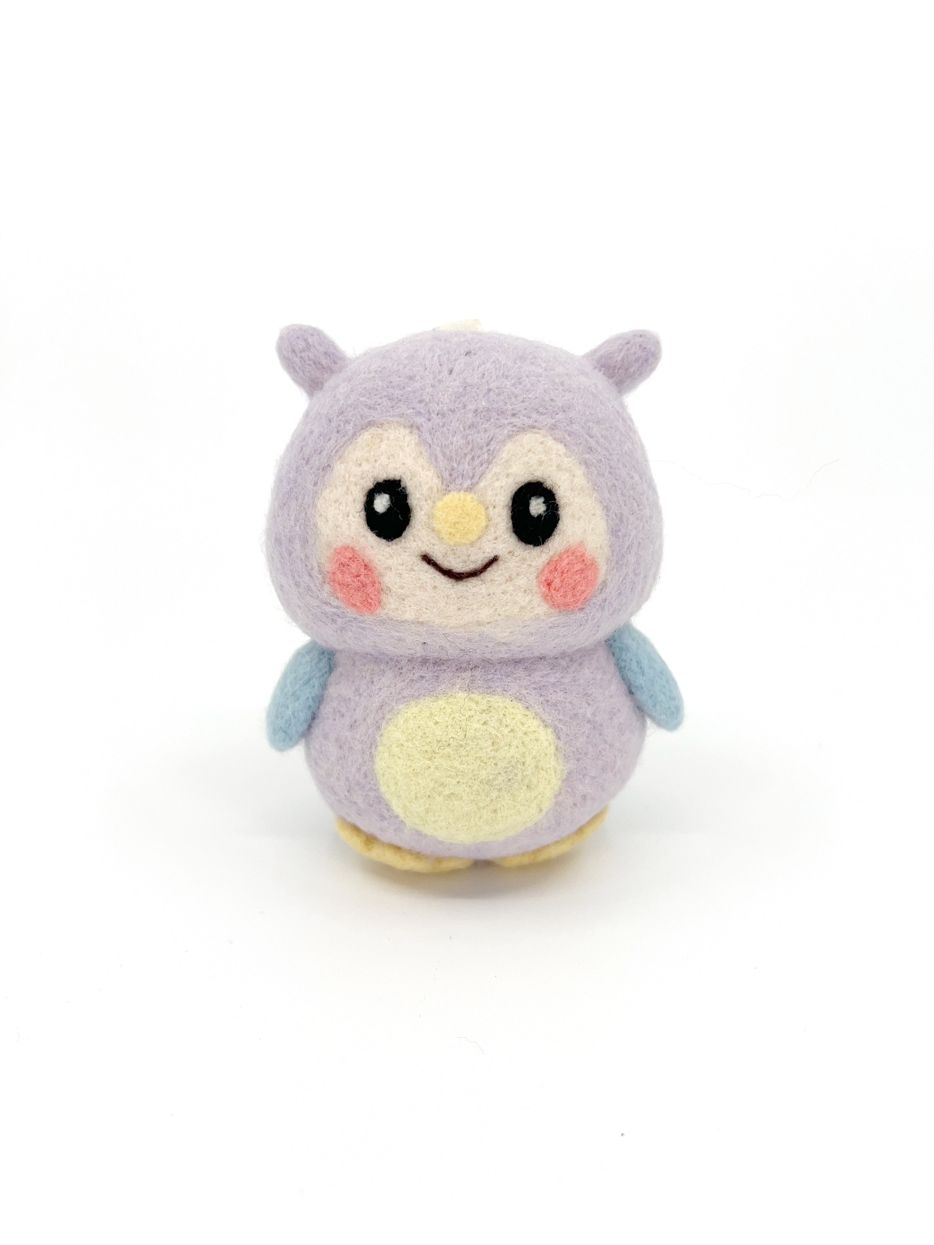 Owl Bag Charm and Wool Craft