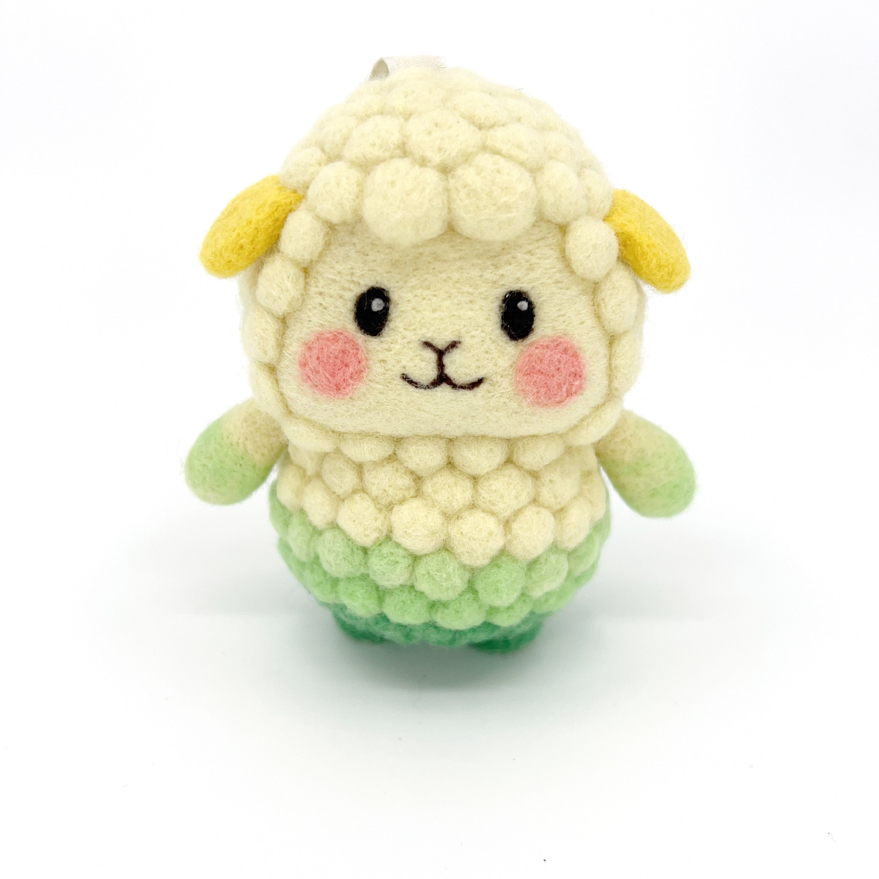 Sheep Bag Charm and Wool Craft