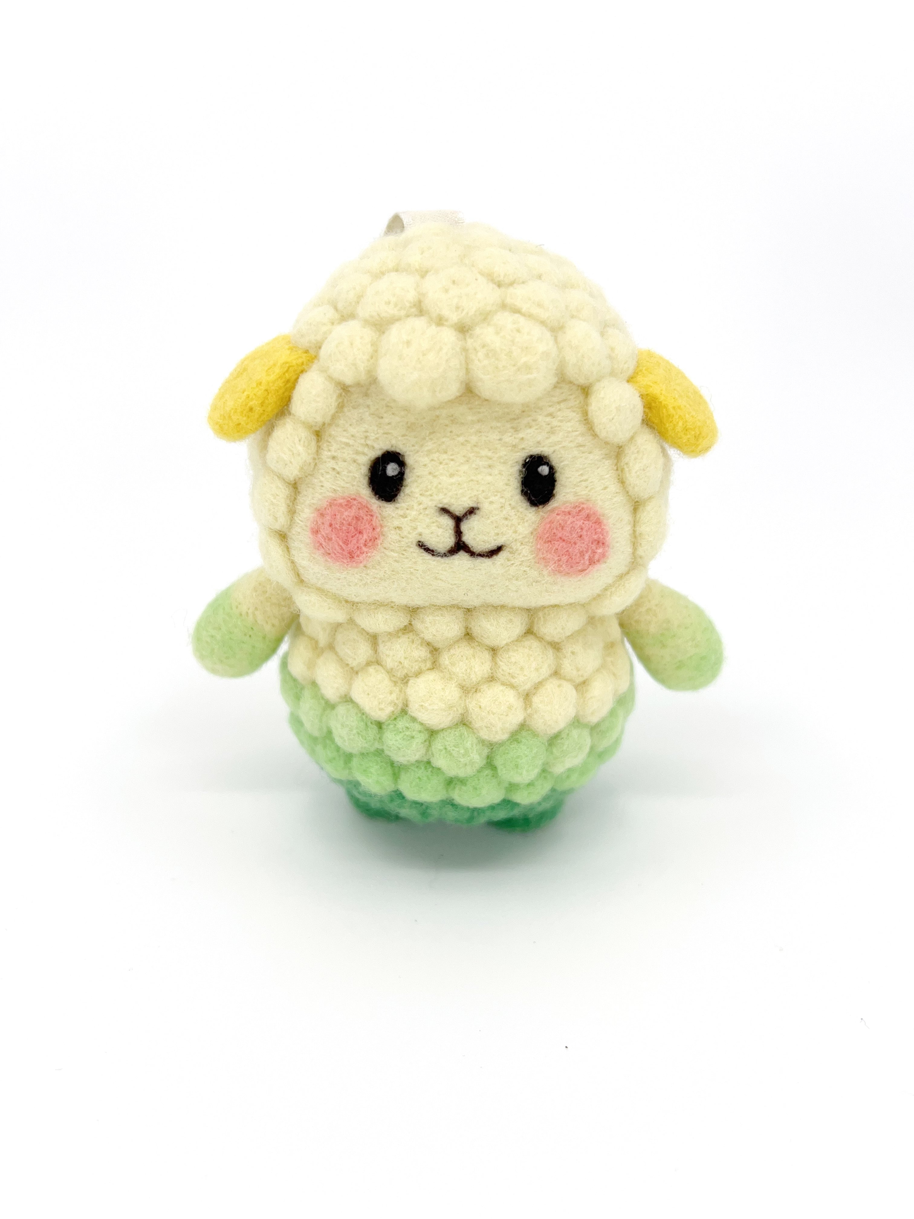 Sheep Bag Charm and Wool Craft