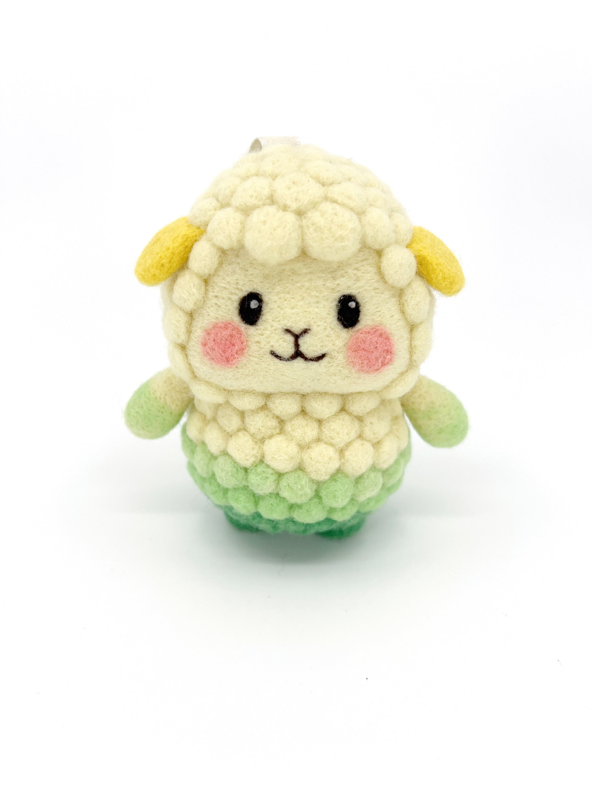Sheep Bag Charm and Wool Craft